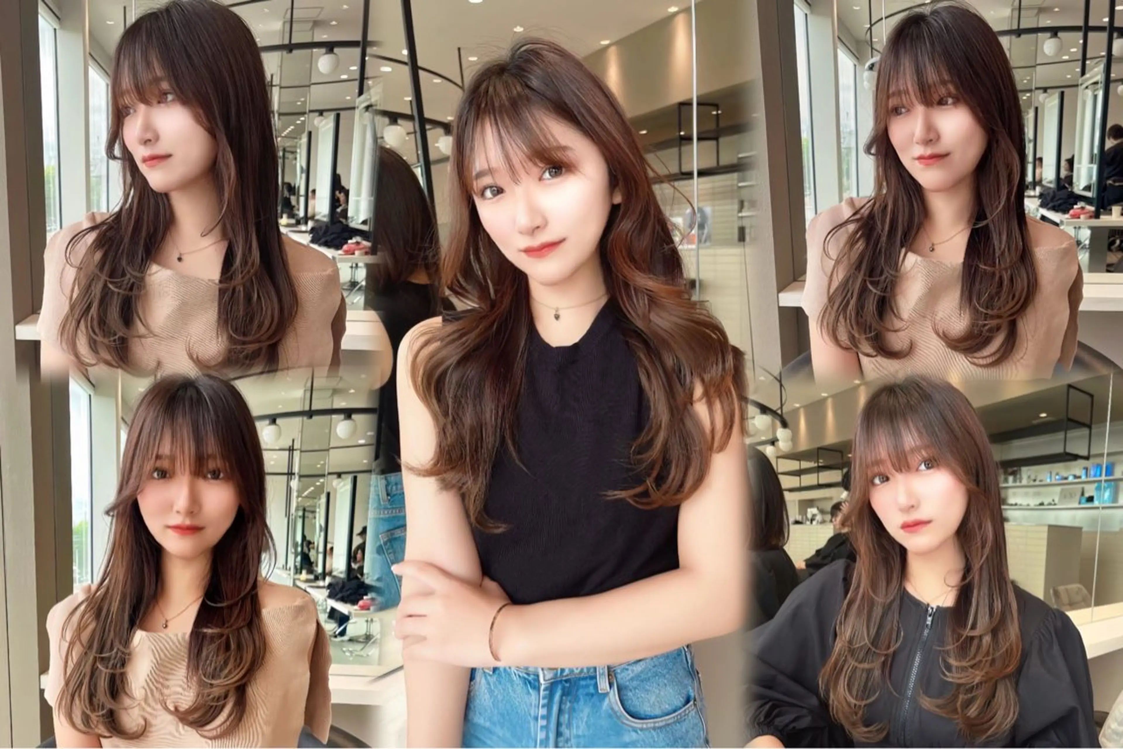 ロング カラー ヘアアレンジ 韓国レイヤー/ボブ 髪質改善/TAKAのヘアスタイル