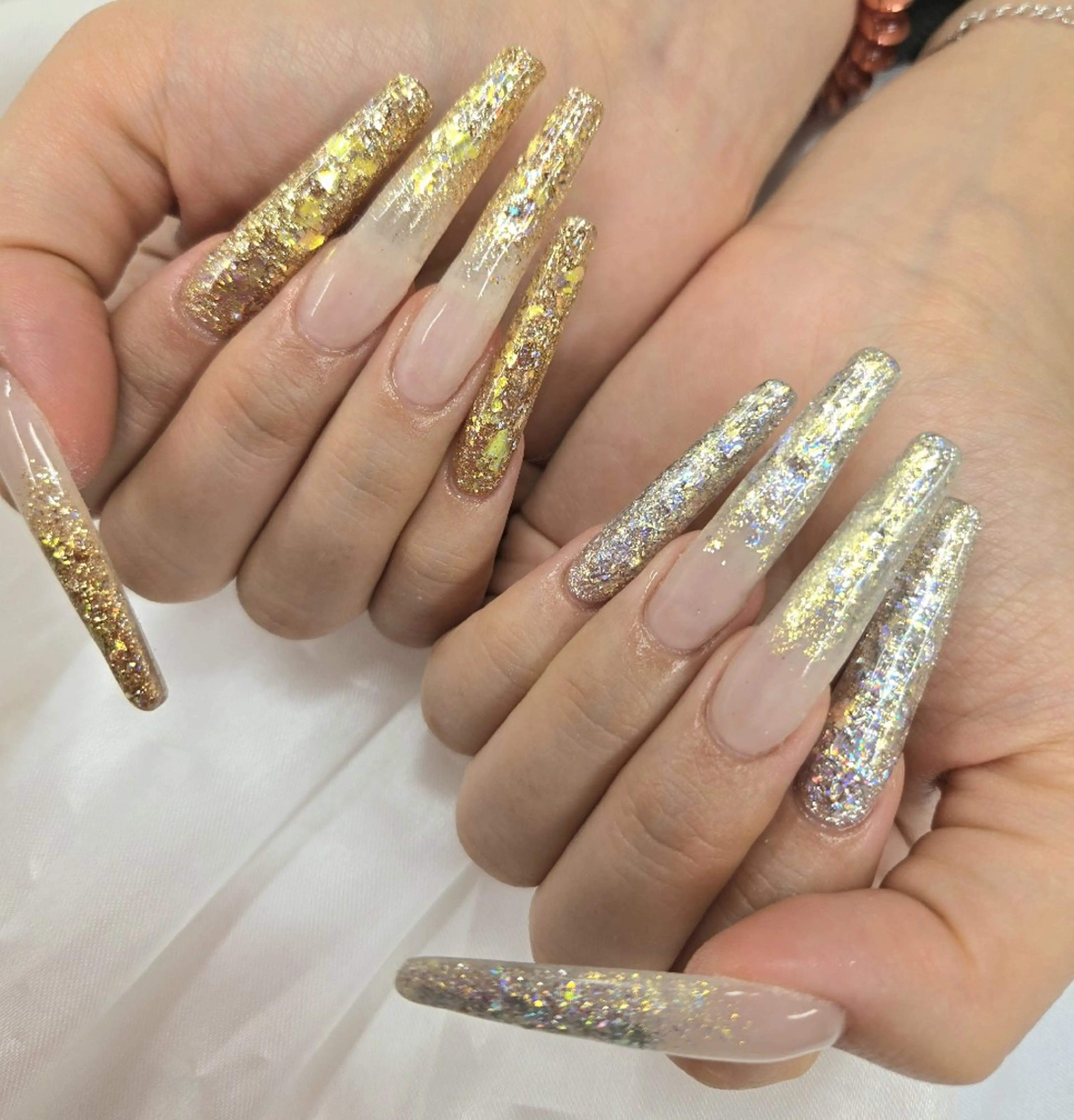 ネイル アートネイル オーロラネイル チークネイル ジェルネイル グラデーション 河野ちえ (雑誌掲載サロン)のネイルデザイン