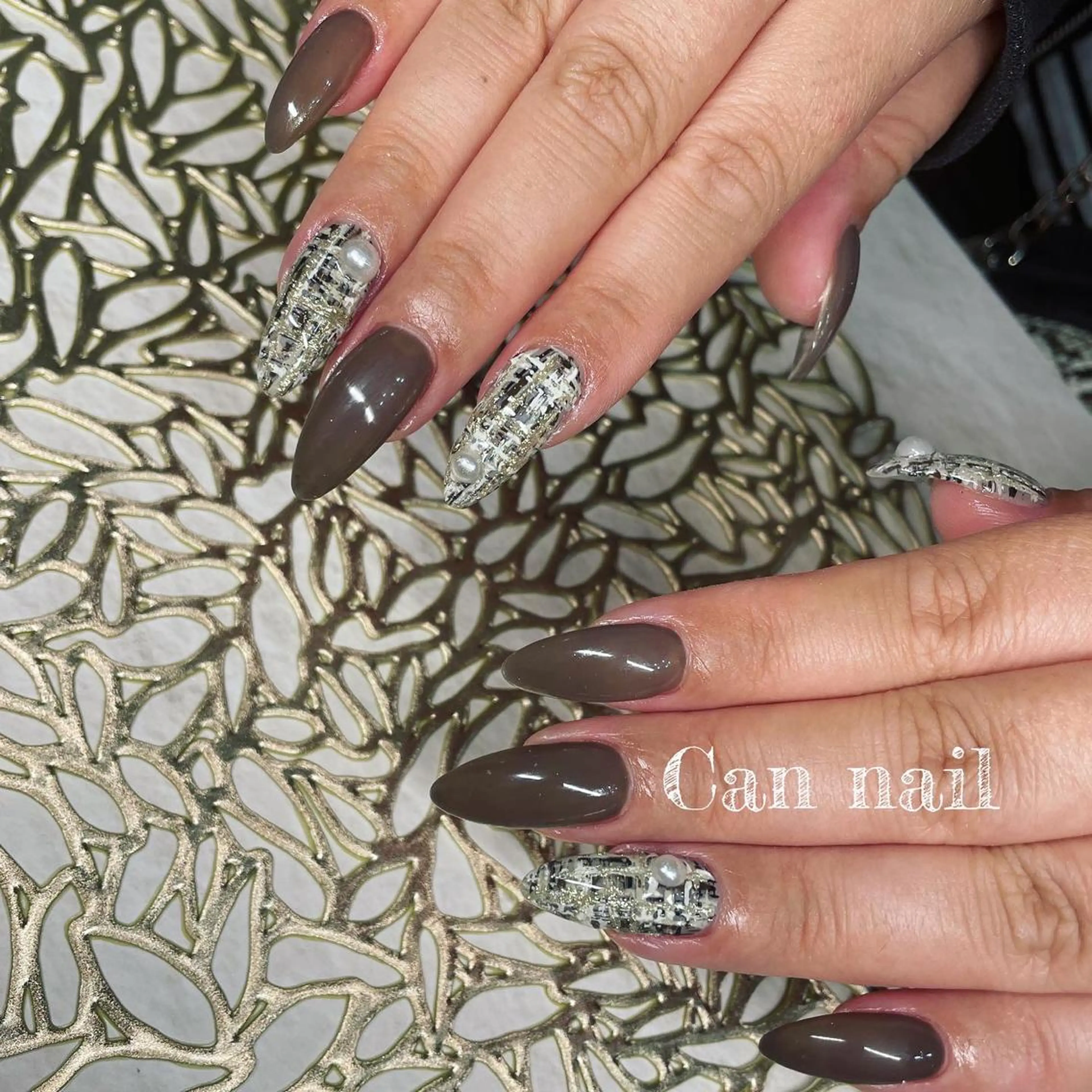 ロング ネイル Parfum パルファンのネイルデザイン