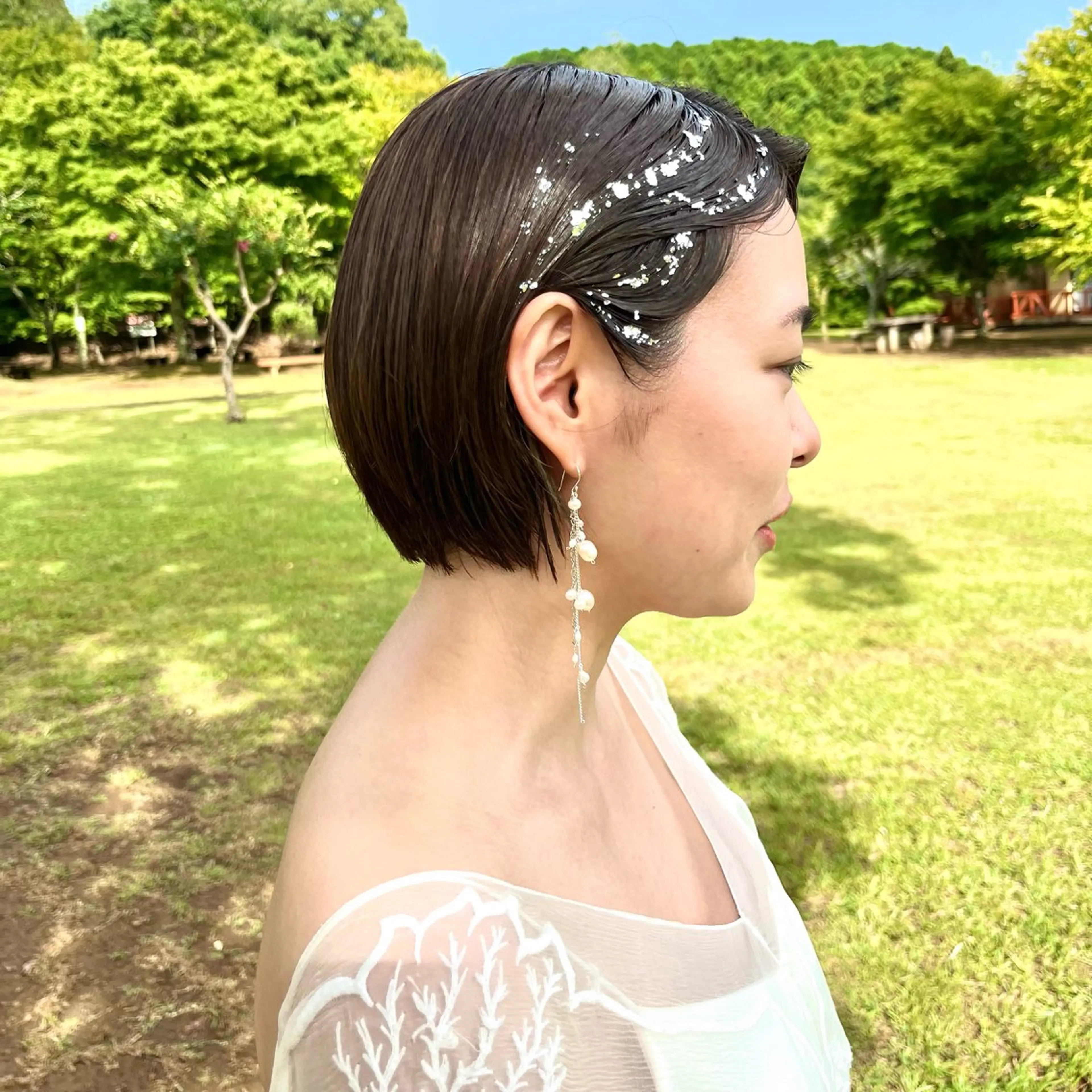 ショート カラー ヘアアレンジ 成人式 結婚式・ブライダル 入学式 卒業式のヘアスタイル 似合わせカット HIROKO / 透明感暖色カラー🎀のヘアスタイル