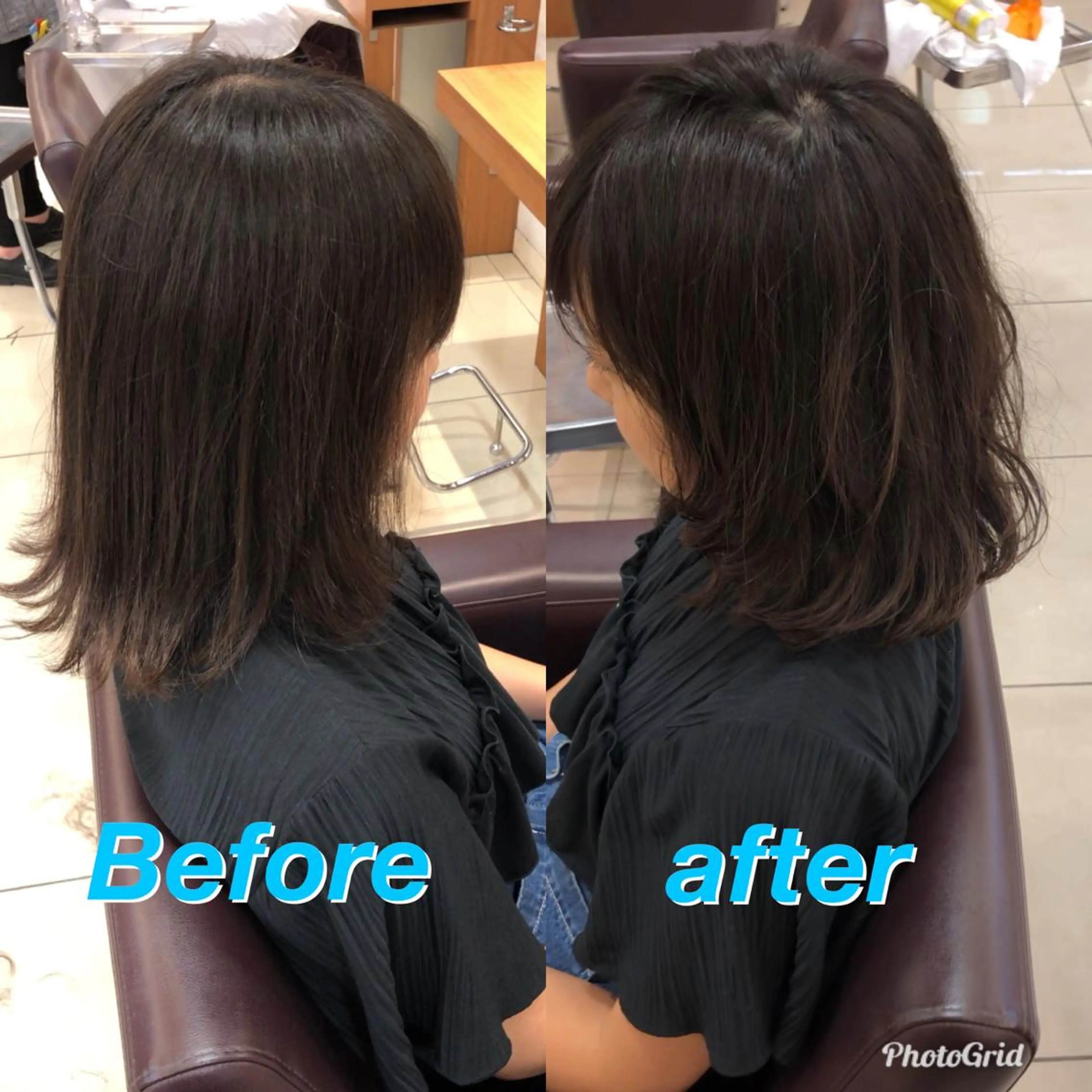 ミディアム パーマ ミディアムパーマ ディレクター ノナカのヘアスタイル