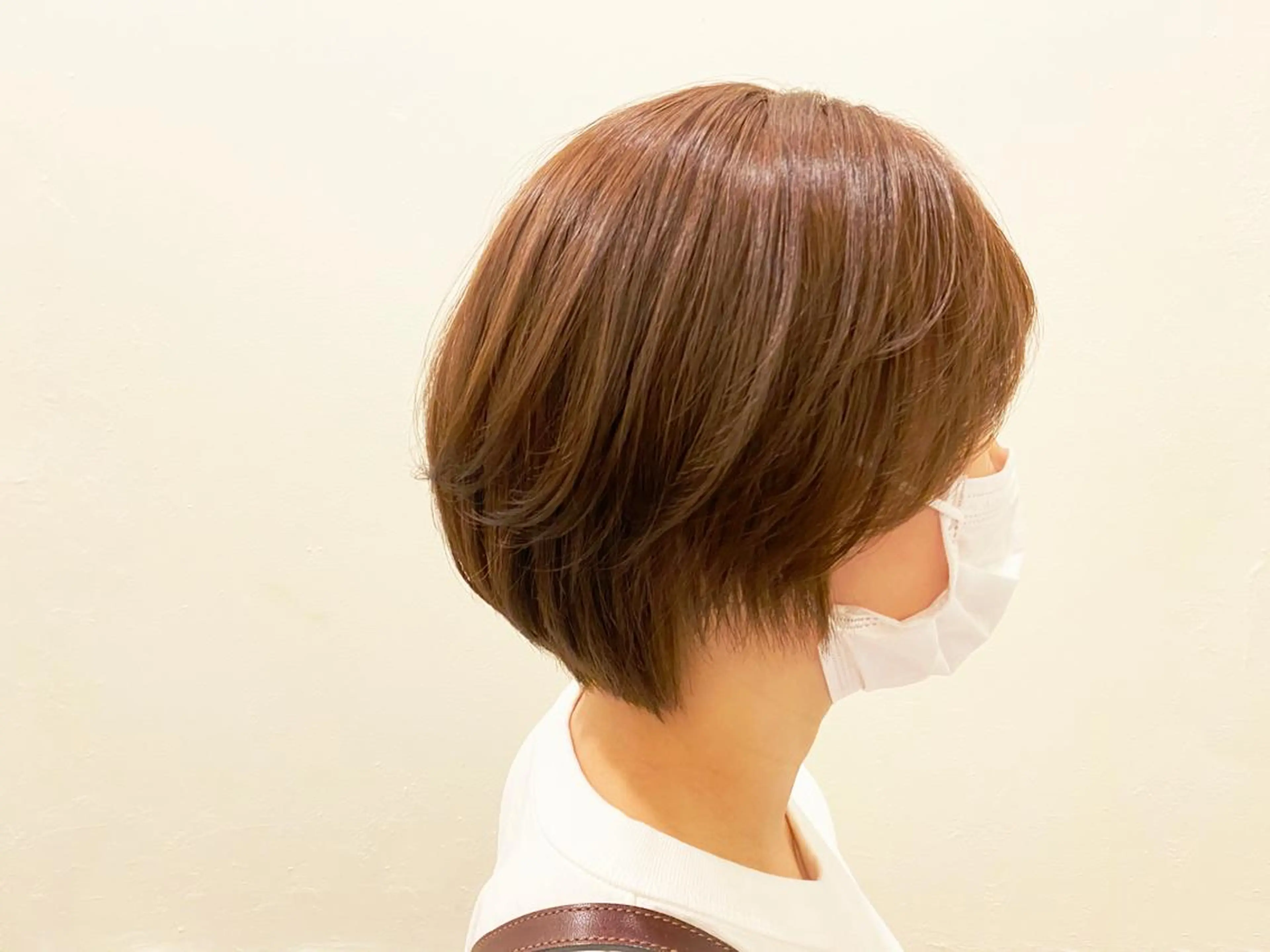 ショート カラー 透明感カラー 顔周りカット レイヤーカット カット FLOW aoyama所属・✨レディース✨ 今だけカット￥０大石のヘアスタイル