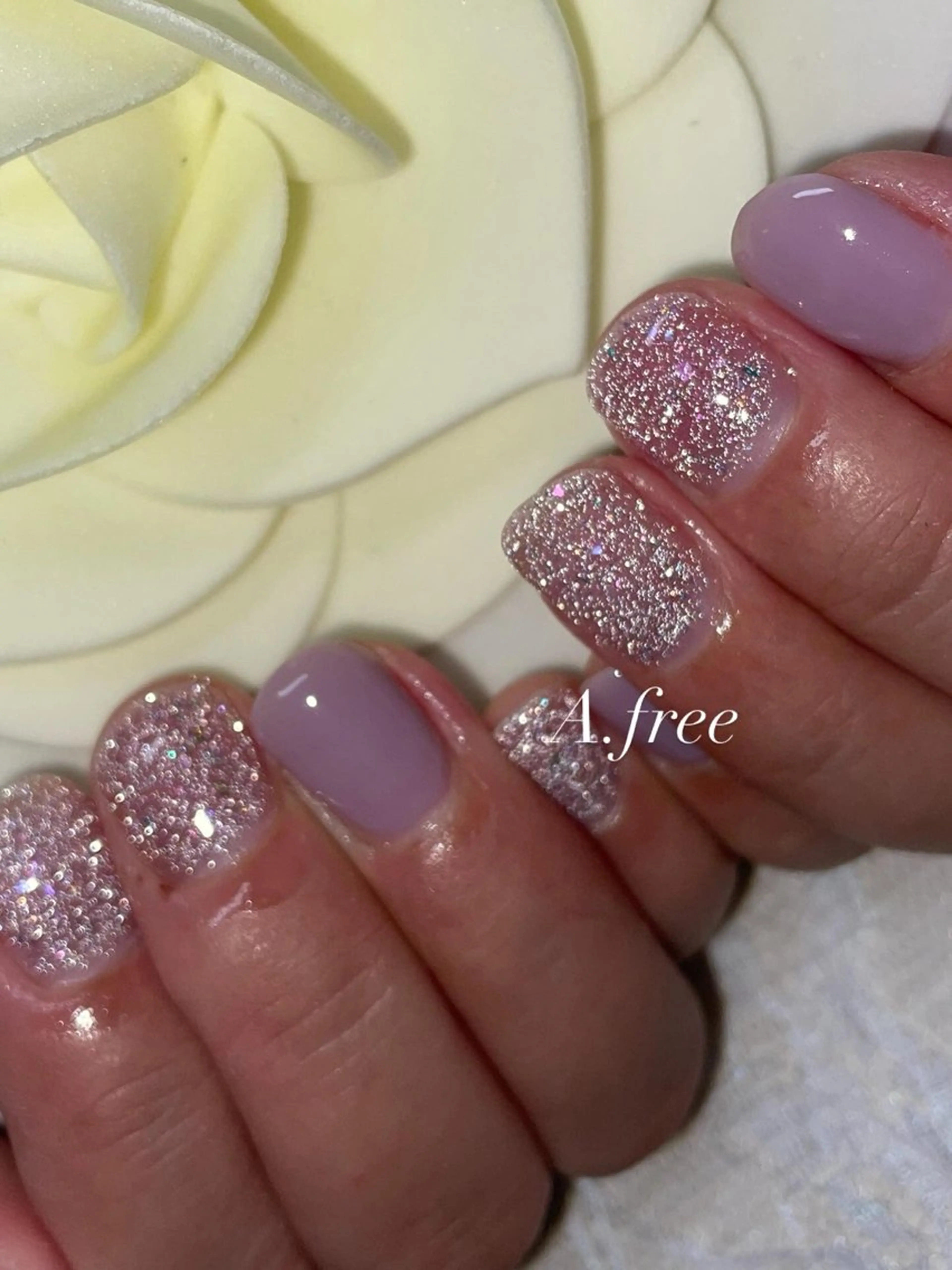 ネイル ジェルネイル ハンドネイル A.free✧*｡ アレルギー対応✧*｡のネイルデザイン