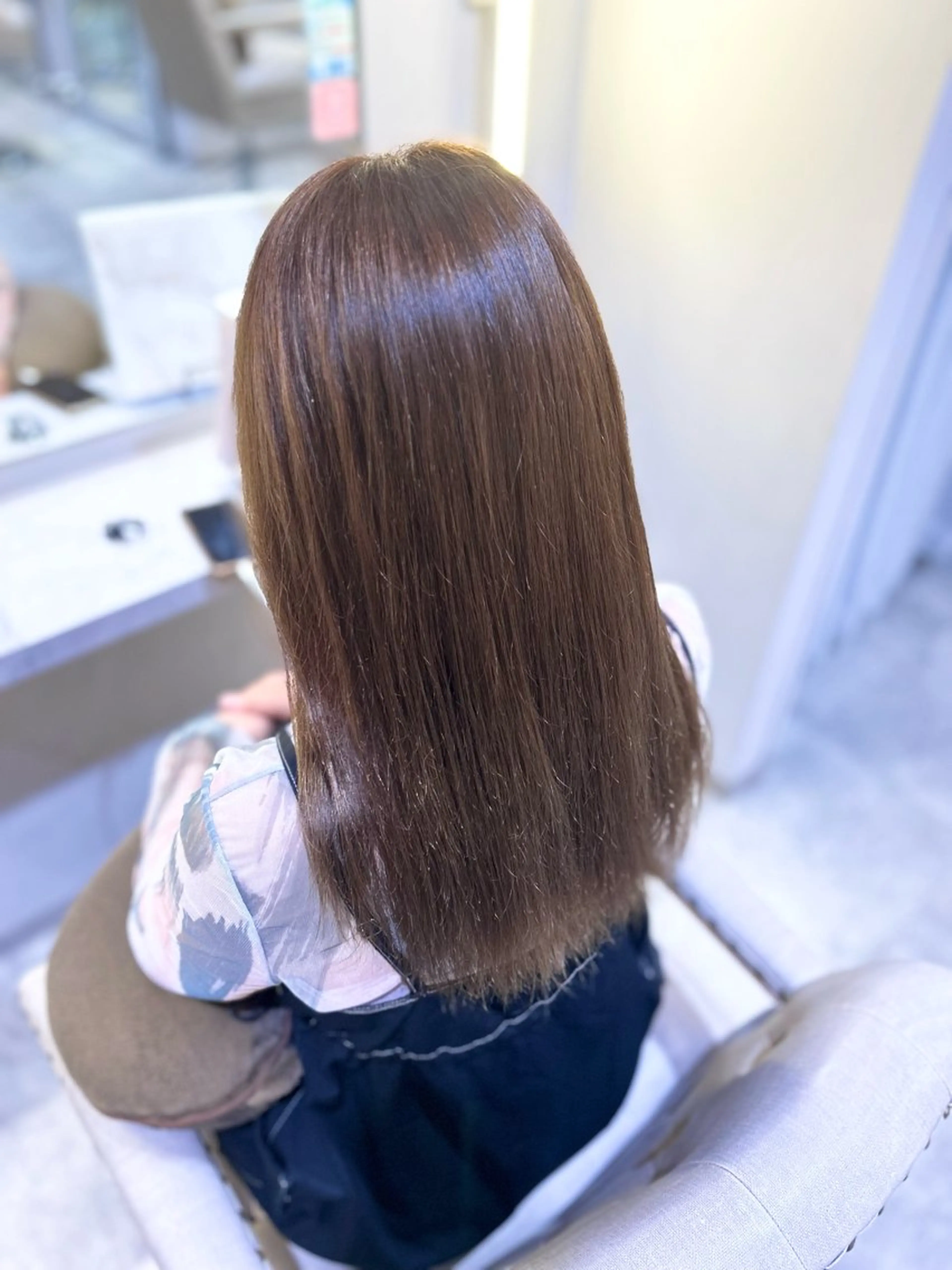 ロング カラー ベージュカラー 🐰🎀ボブ専門 yuzuka🎀🐰のヘアスタイル