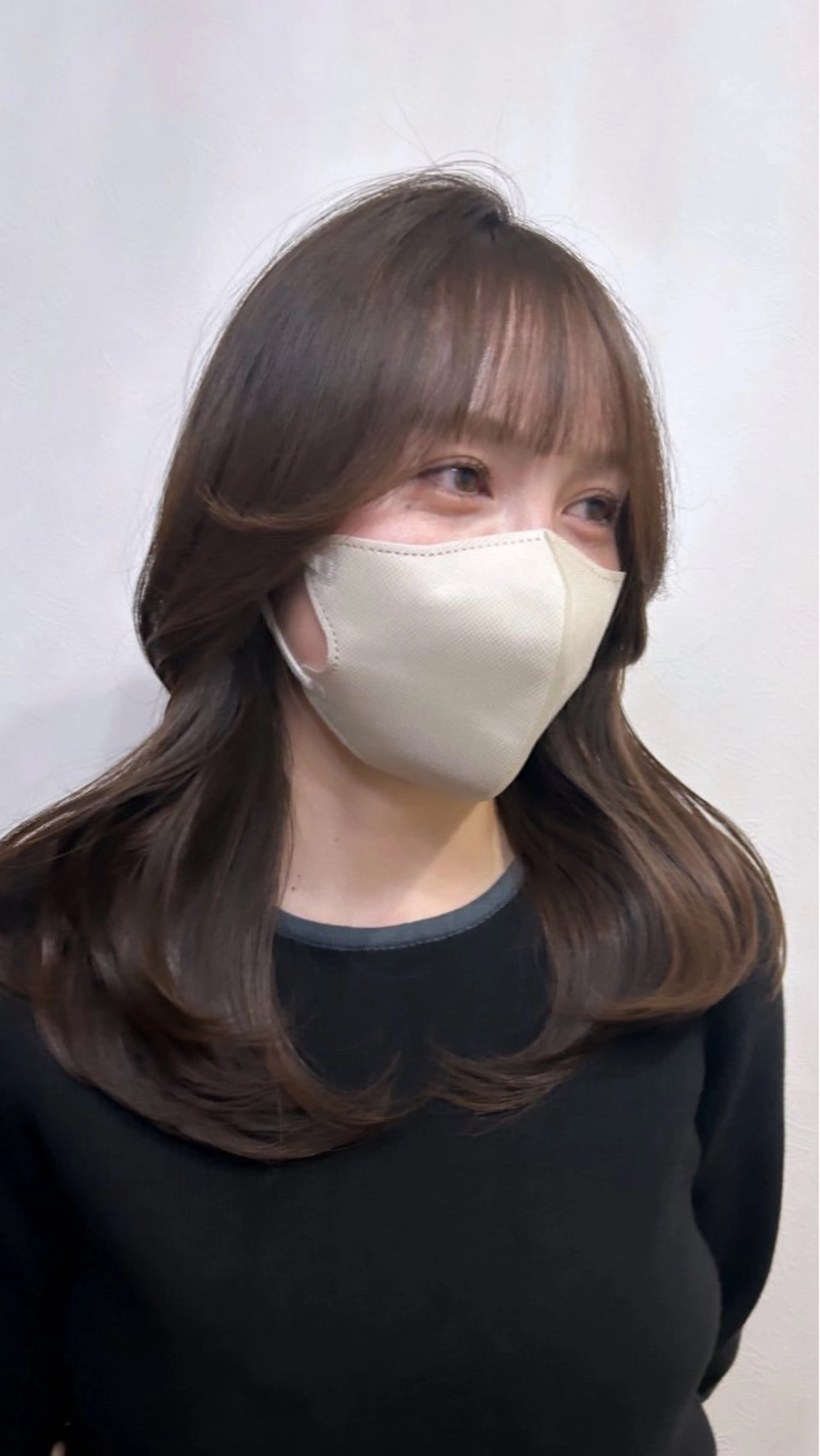 ロング カット ヘアカラー トリートメント 剣持友希/高崎 ifh iizukaのヘアスタイル