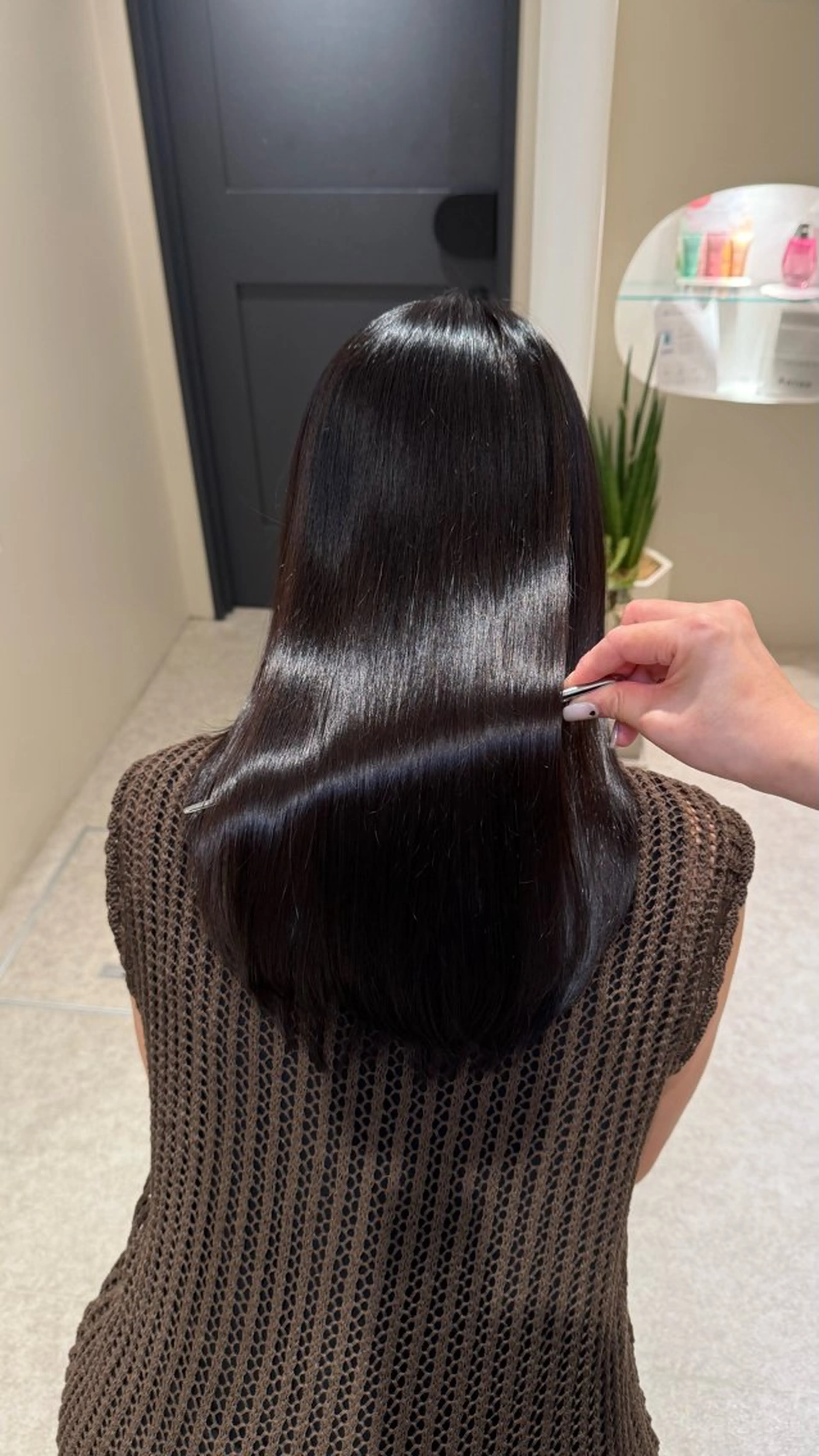 ミディアム カラー 縮毛矯正 トリートメント Bonheur銀座 🐰✨️タナカミサのヘアスタイル