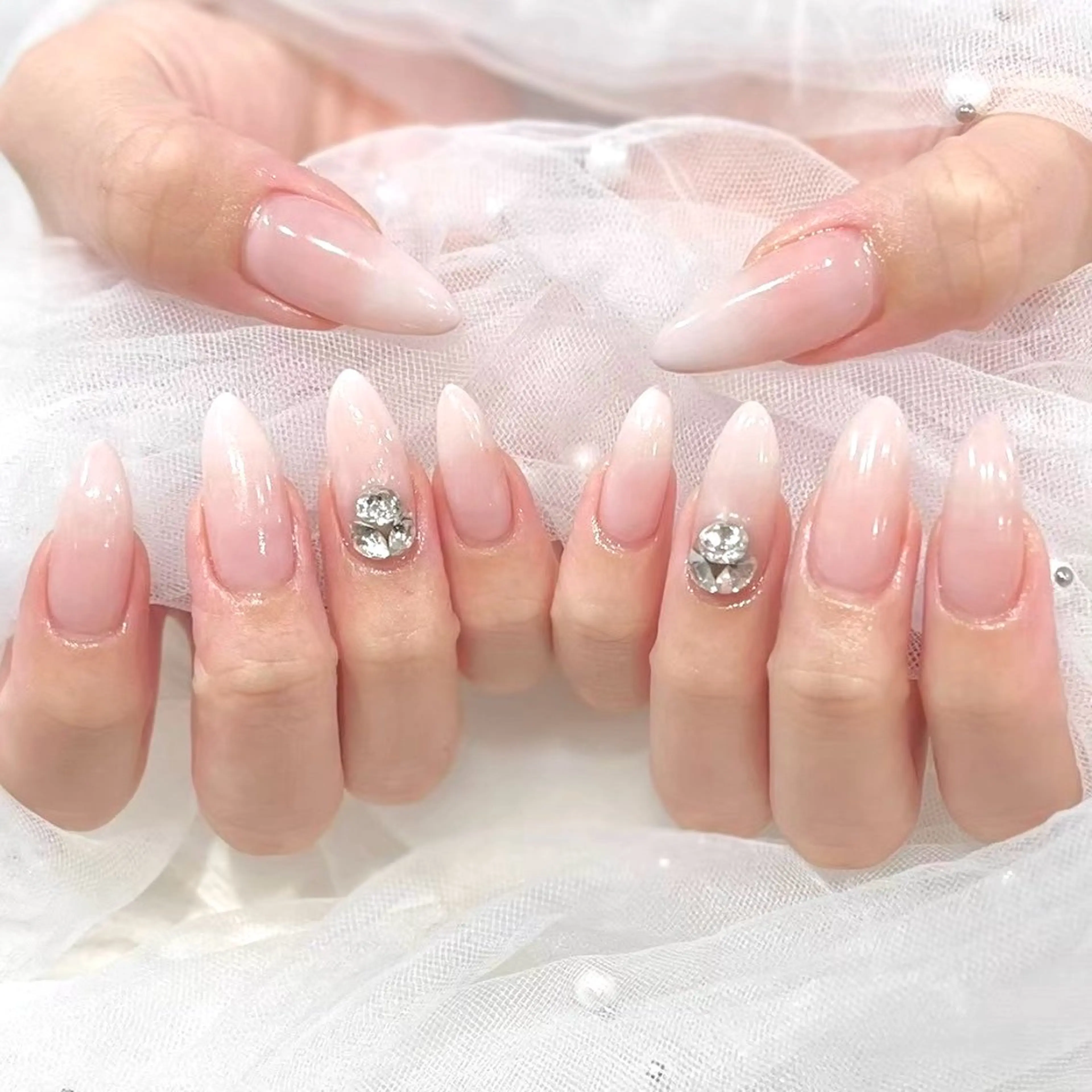 オフ込🎀カラーグラデーション※クリアベース🎀の写真