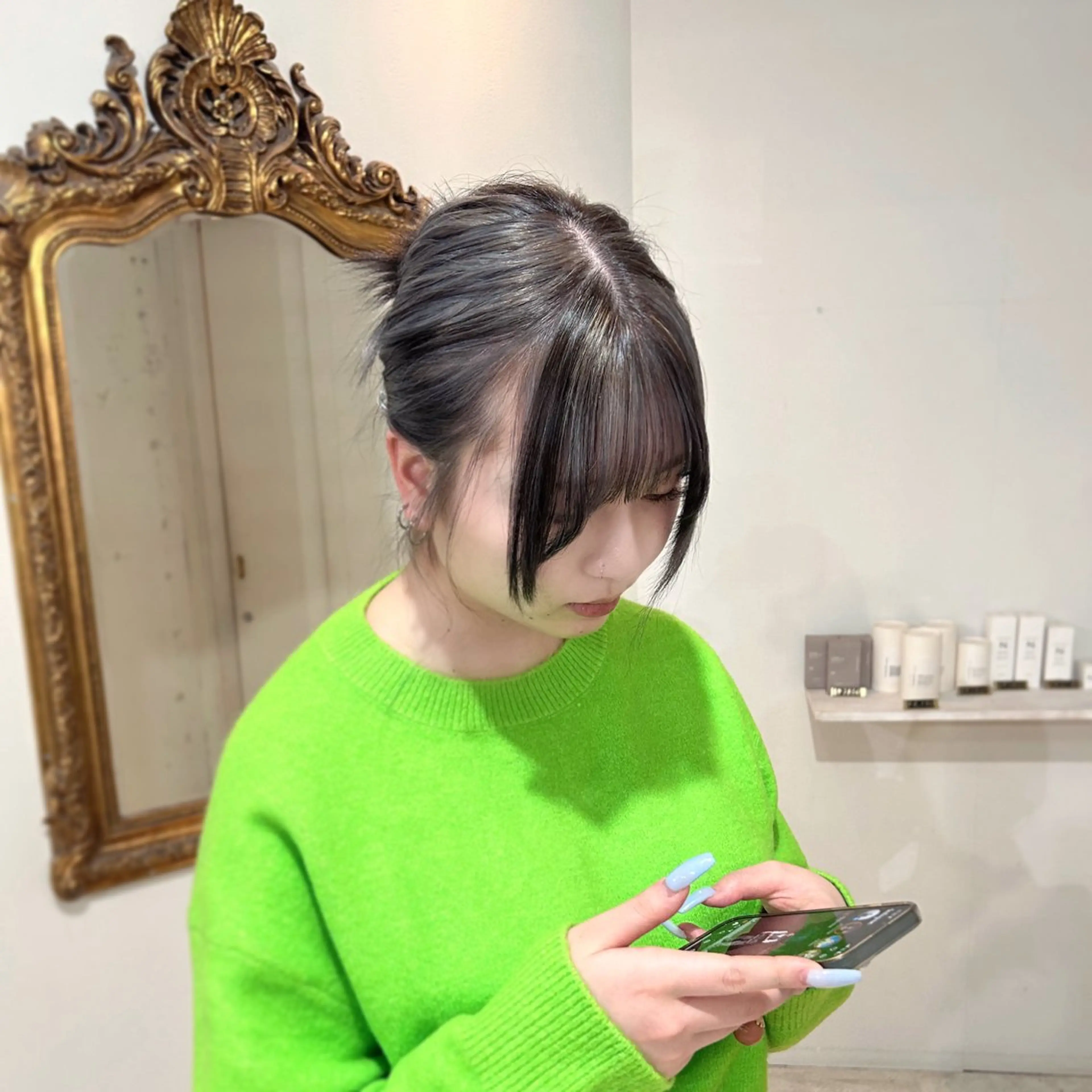 カラー ヘアカラー トリートメント ⋆｡˚✩kokoro /ダブルカラー💎のヘアスタイル