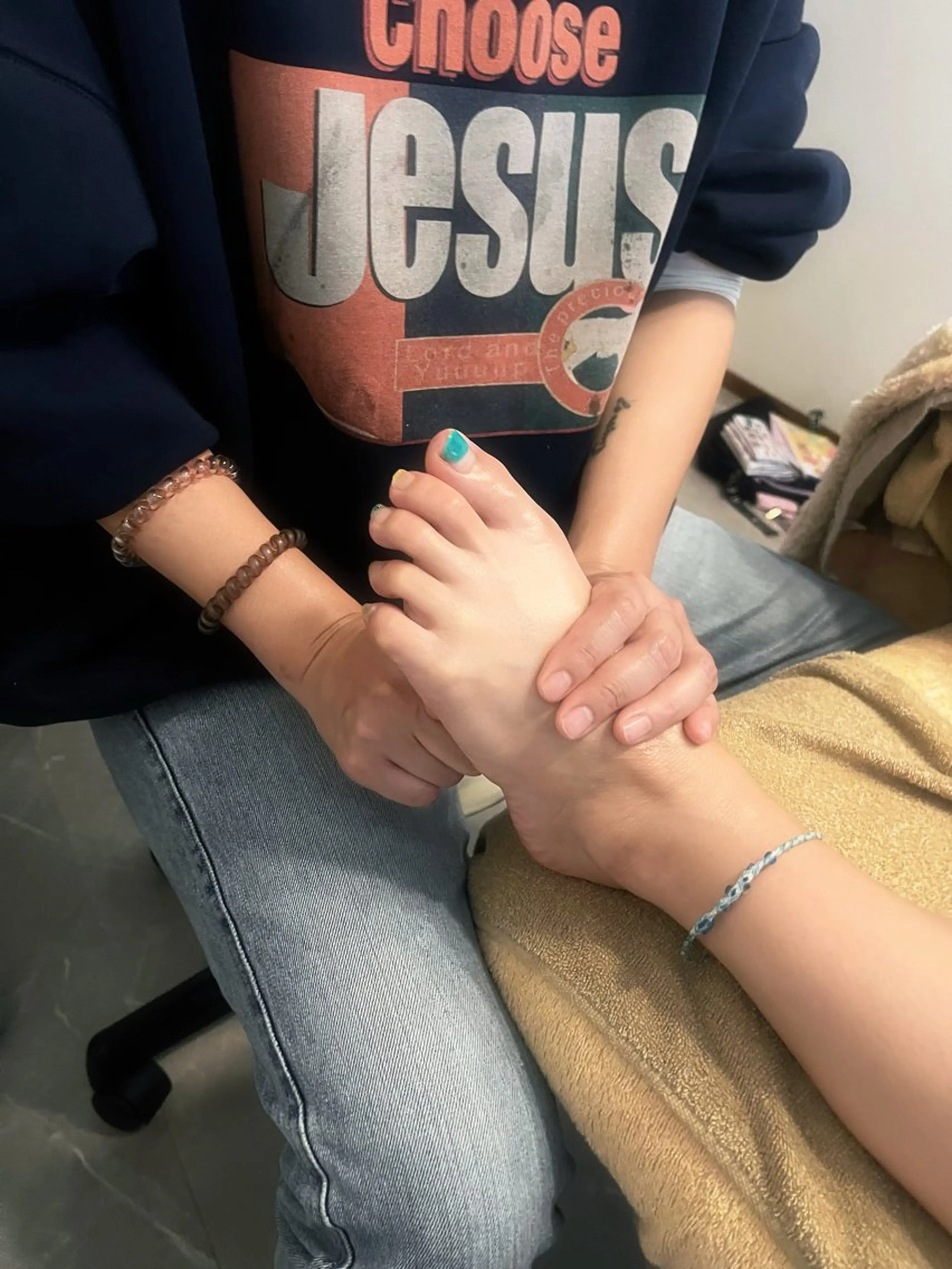 足のお疲れに！しっかり足ツボ(50分)足浴付きの写真