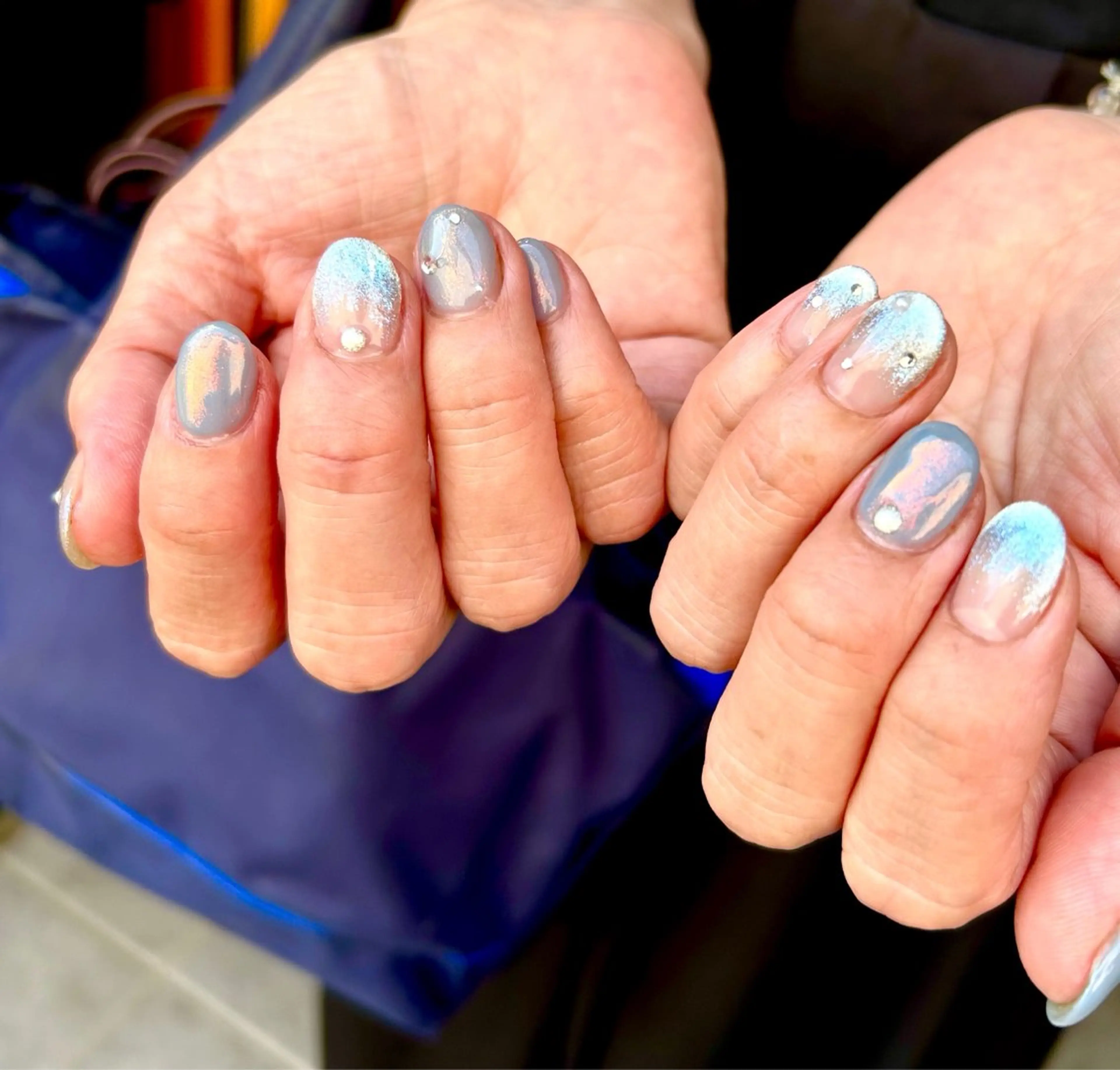 ネイル 氷ネイル・うるうるネイル nailworks mのネイルデザイン