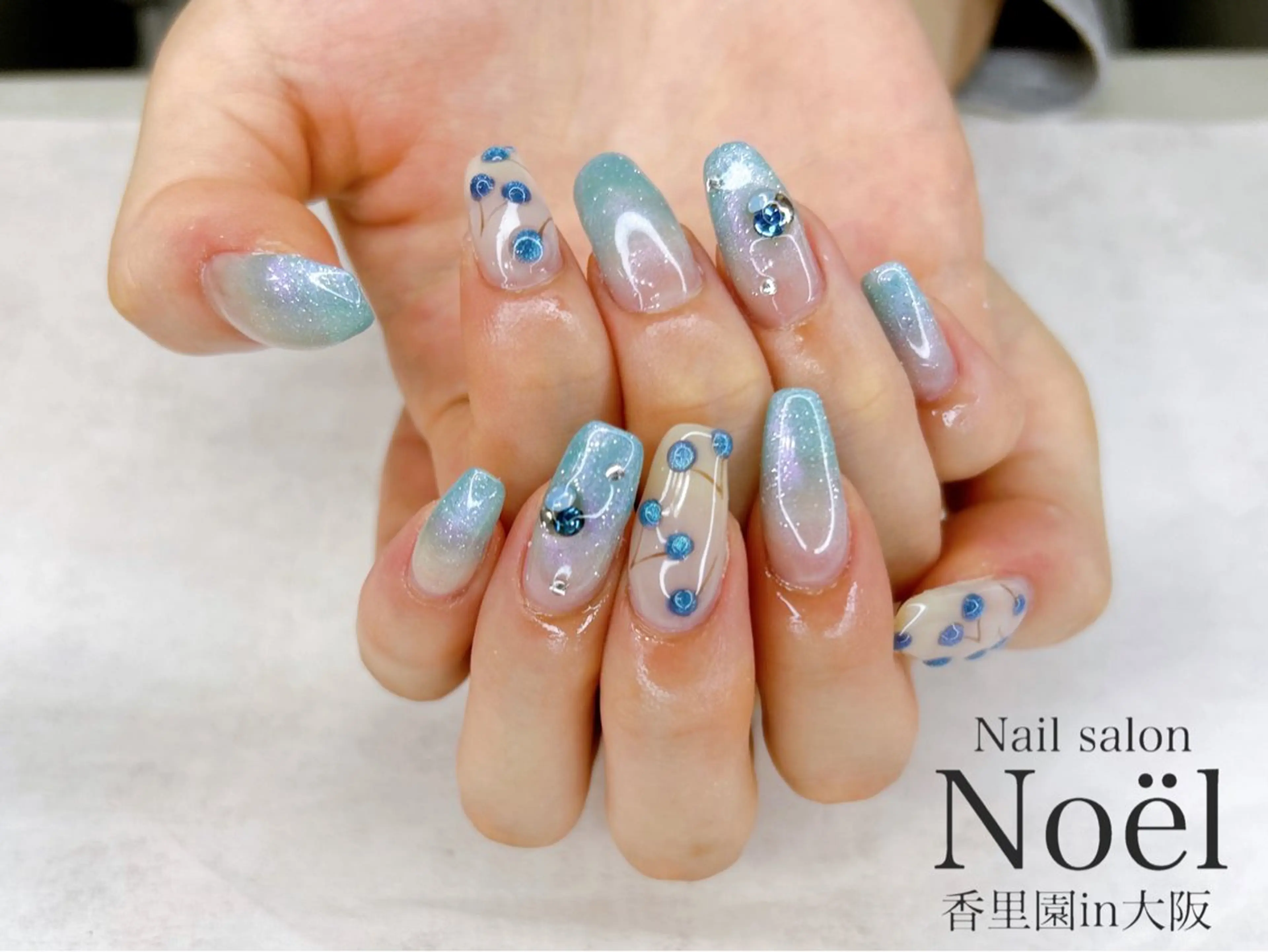 ネイル ハンドネイル Nailsalon &Noel所属・もも 🍑のネイルデザイン