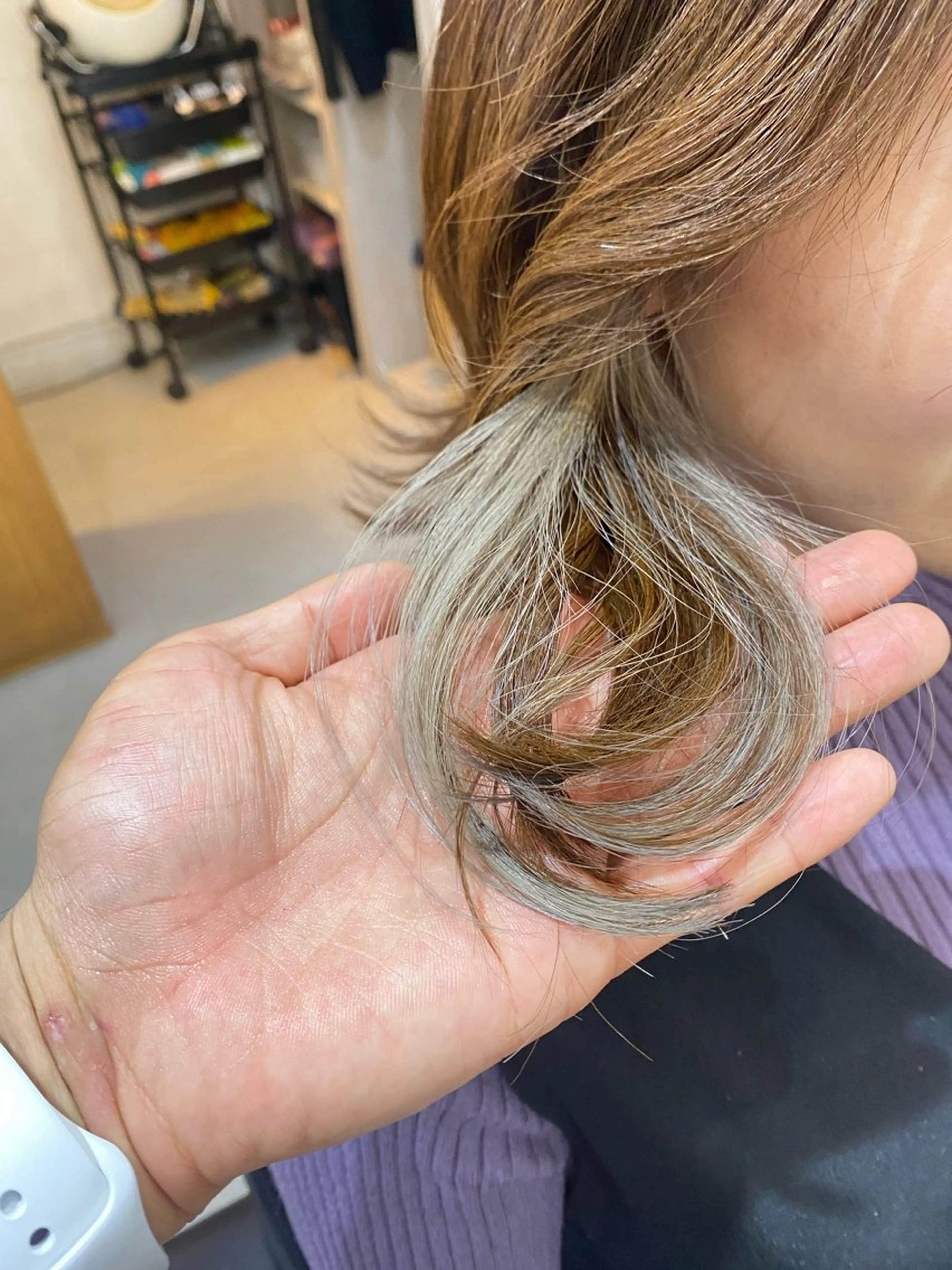 ショート カラー 銀座⚜️【脱白髪染め 美髪矯正】トグチのヘアスタイル