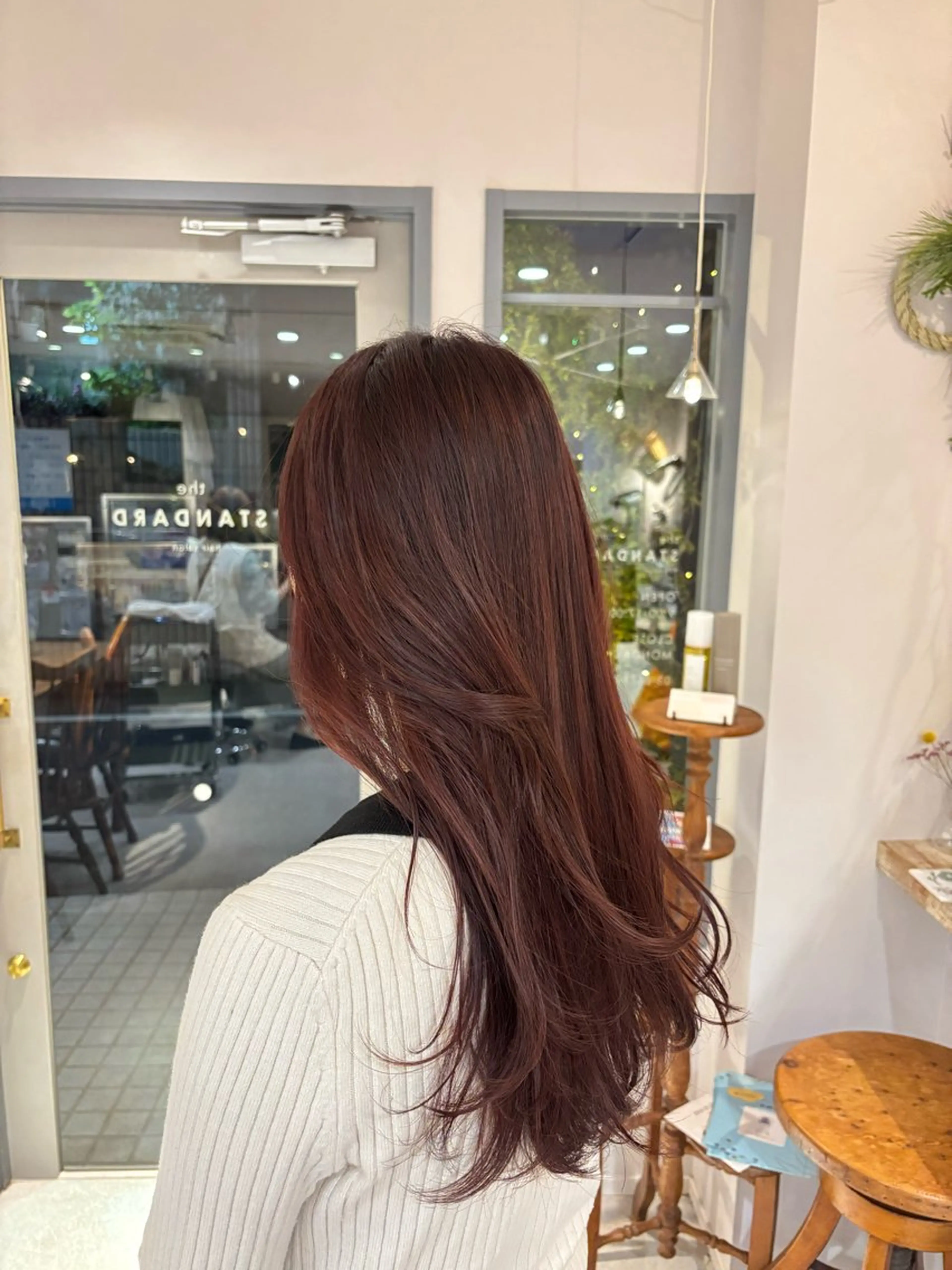 ロング カラー yu- naのヘアスタイル