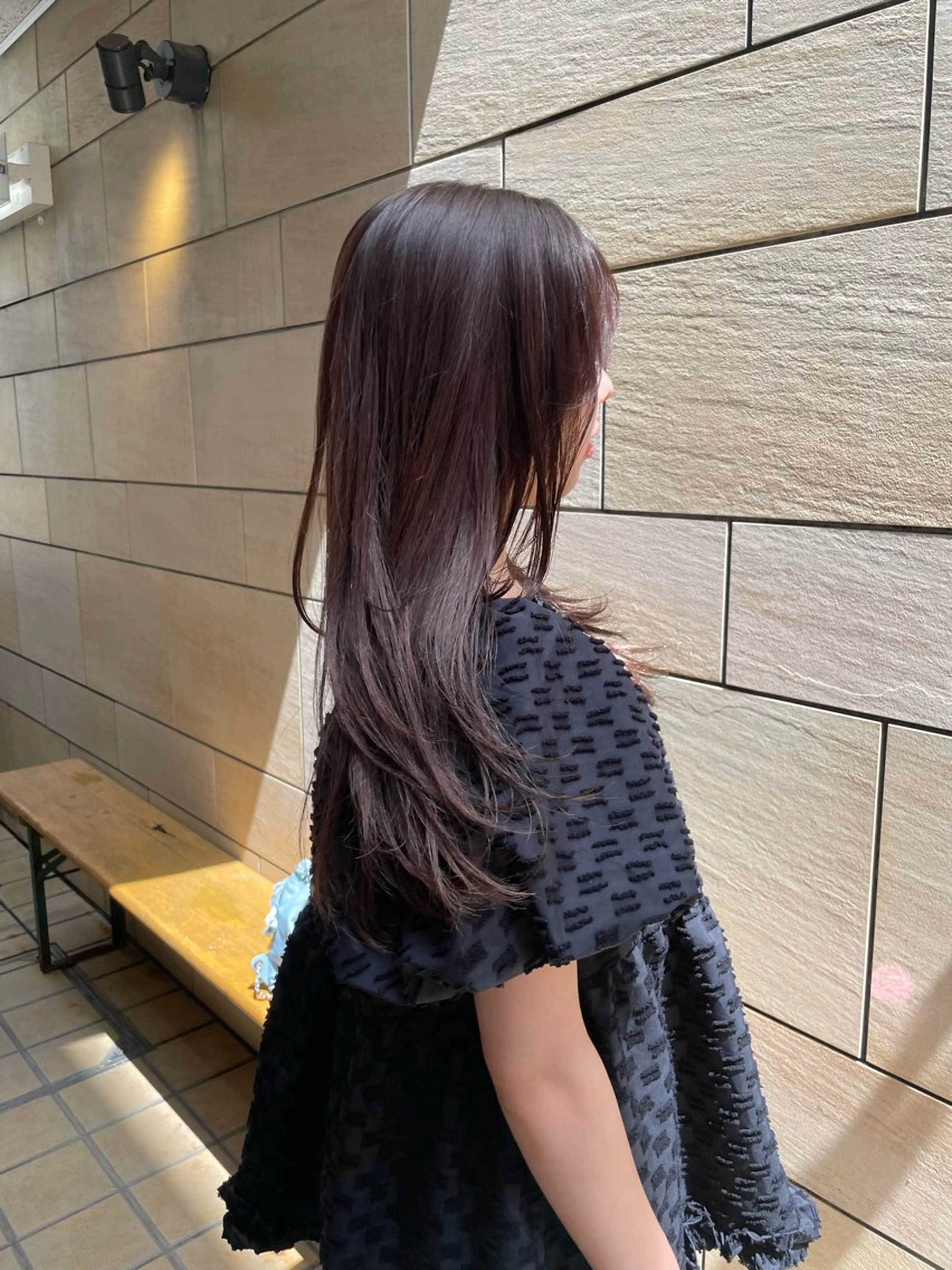 セミロング 🍁レイヤー.ニュア ンスパーマ.🍁陸来のヘアスタイル