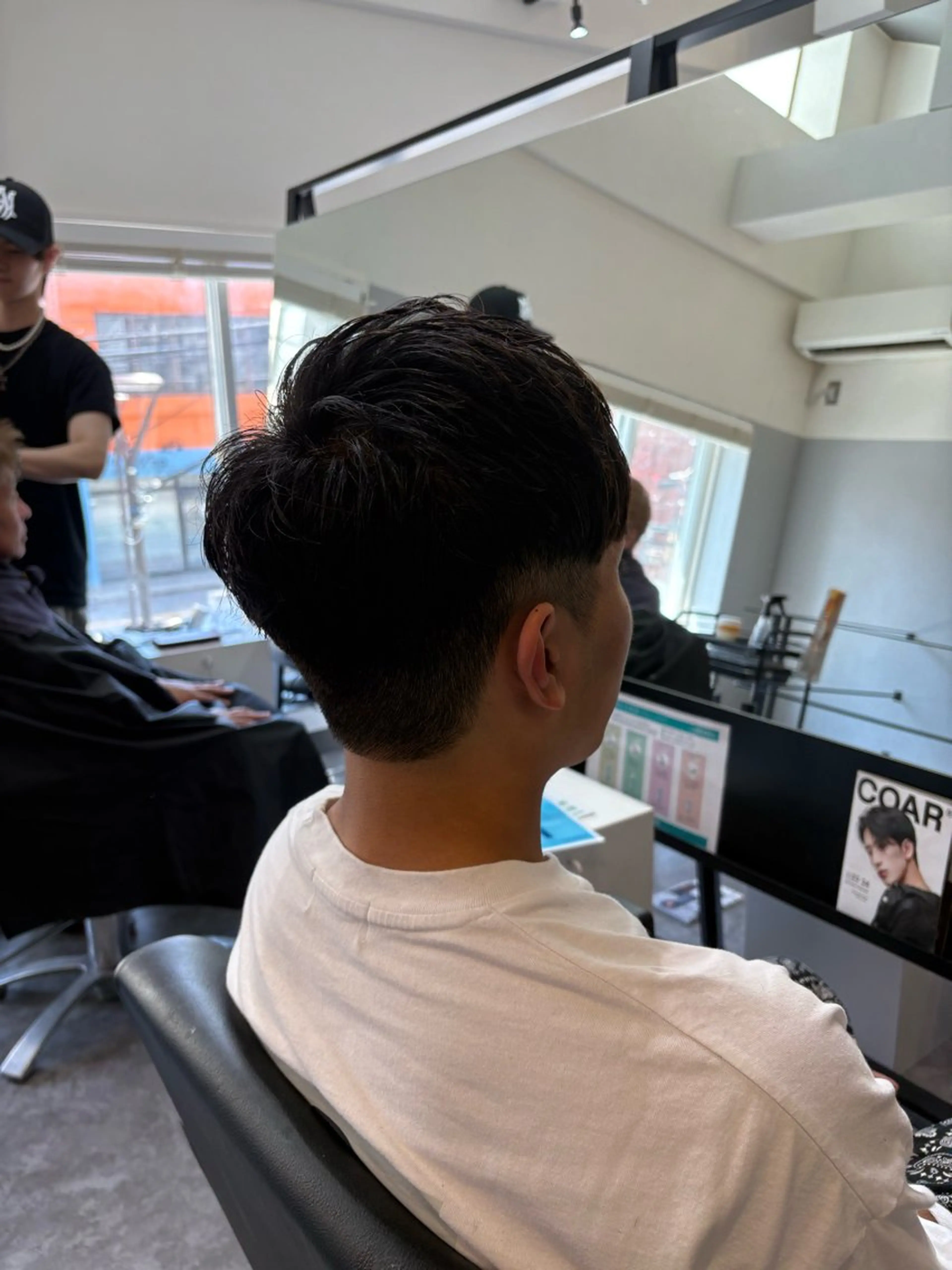 ショート メンズ アップバング 刈り上げ ショートヘア Bright men's hair所属・メンズ特化メンズ限定 BRIGHT木村のヘアスタイル
