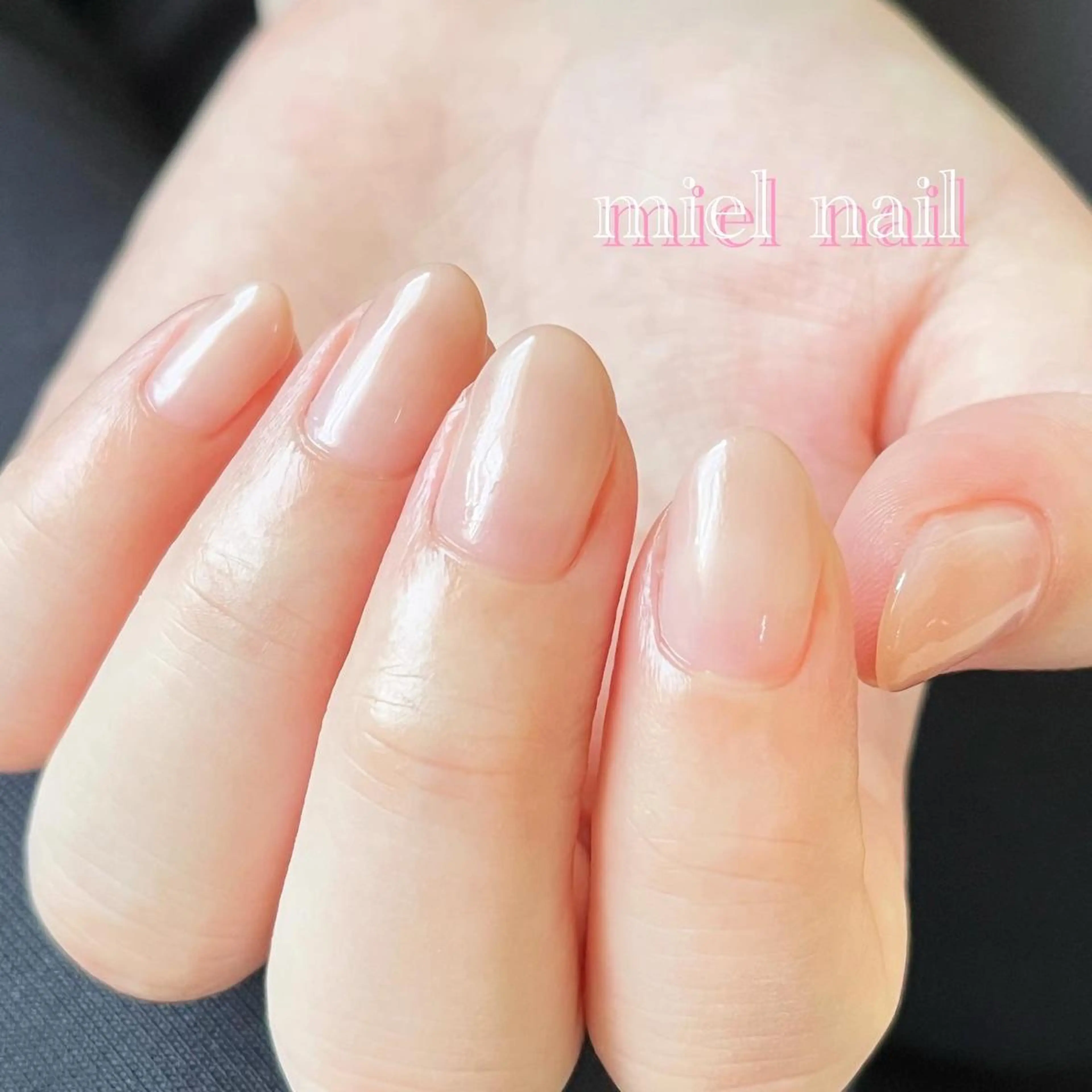 ネイル グラデーション オフィスネイル シンプルネイル ハンドネイル miel nailのネイルデザイン