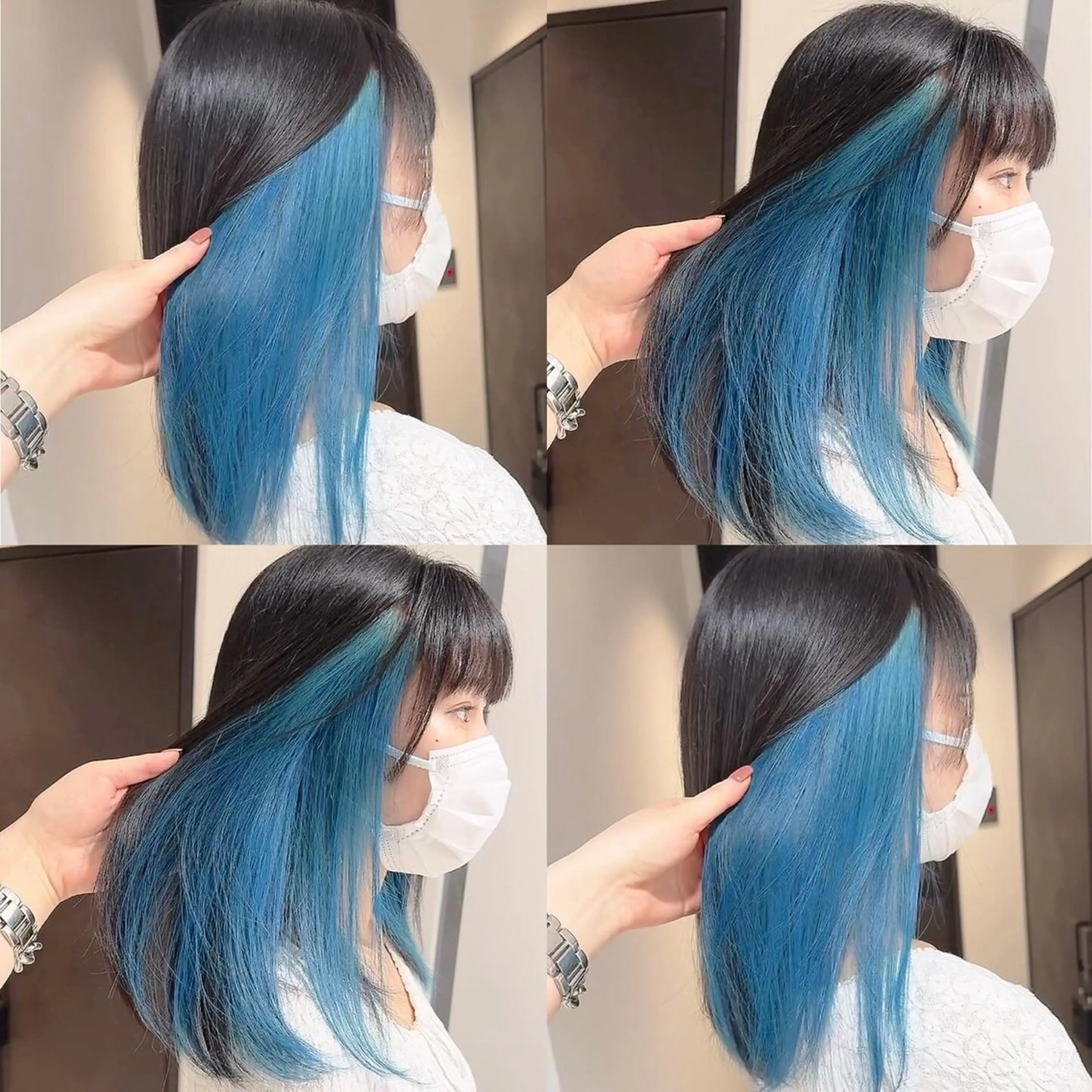 カラー ブリーチ ヘアカラー トリートメント 渋谷:インナーカラー ／🍒エリカ🍒のヘアスタイル