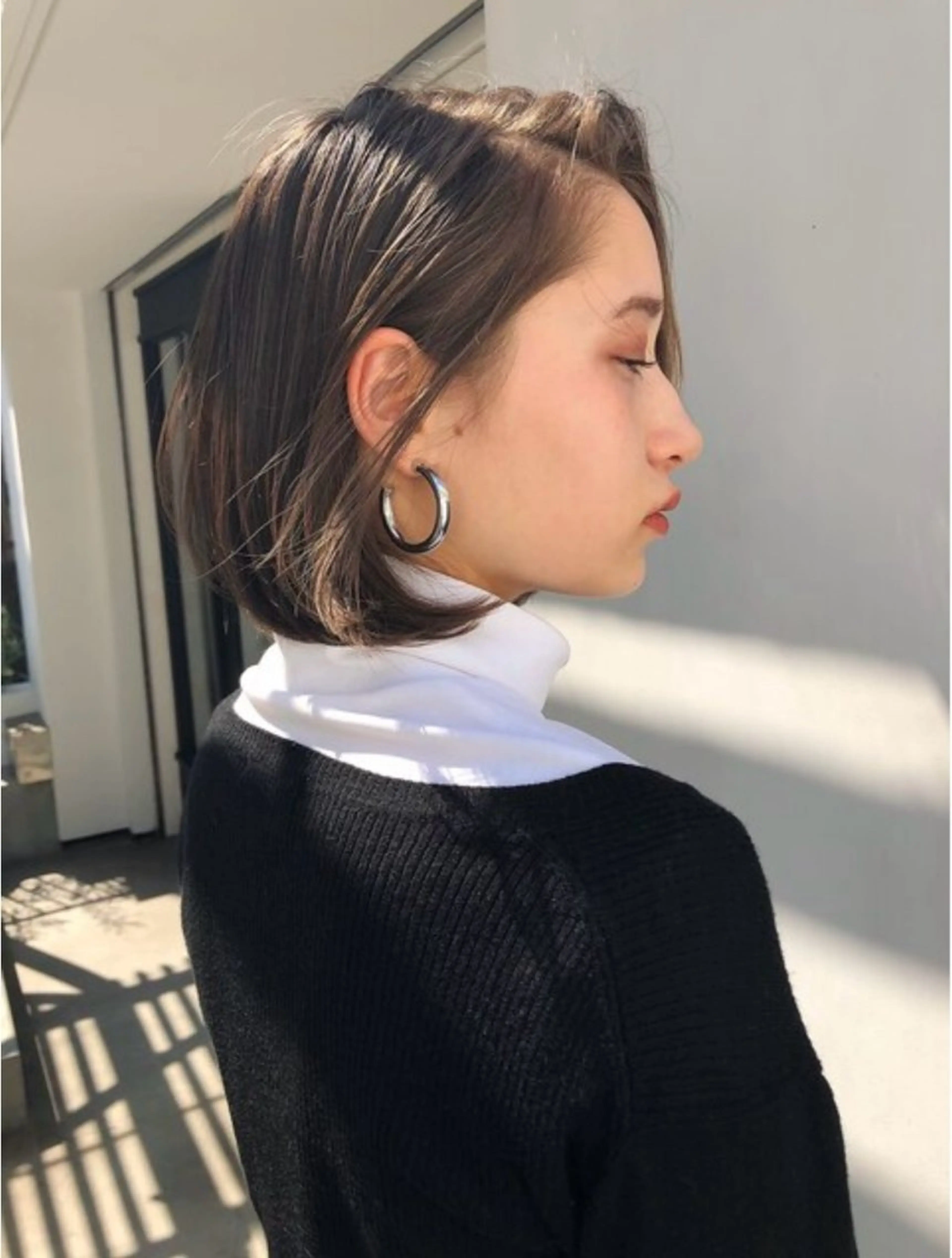 ミディアム カラー 🌙ショートカット 🌙/HI naのヘアスタイル