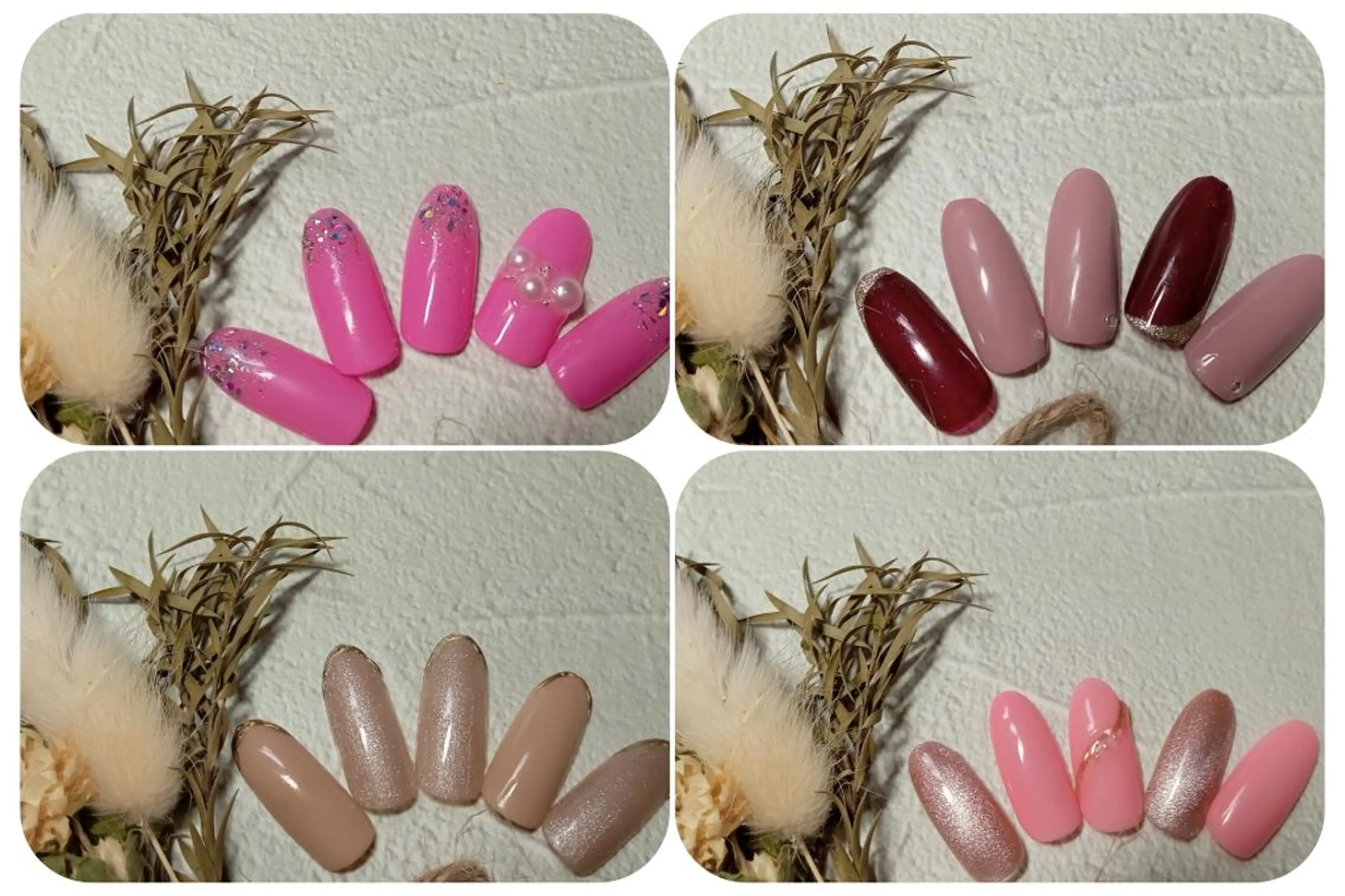 ネイル アートネイル キラキラネイル 韓国ネイル マグネットネイル ミラーネイル flure de neige yukiのネイルデザイン