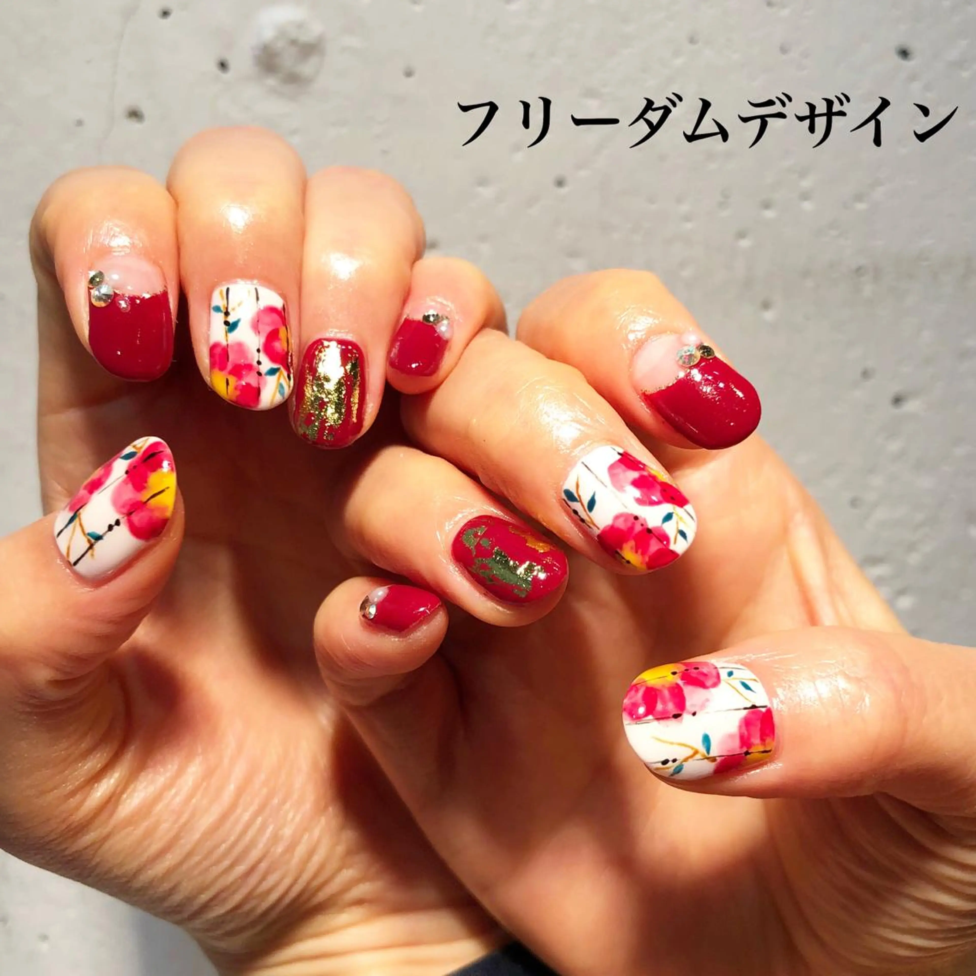ネイル アートネイル ＦreeDoＭ   Design所属・W KUMIのネイルデザイン