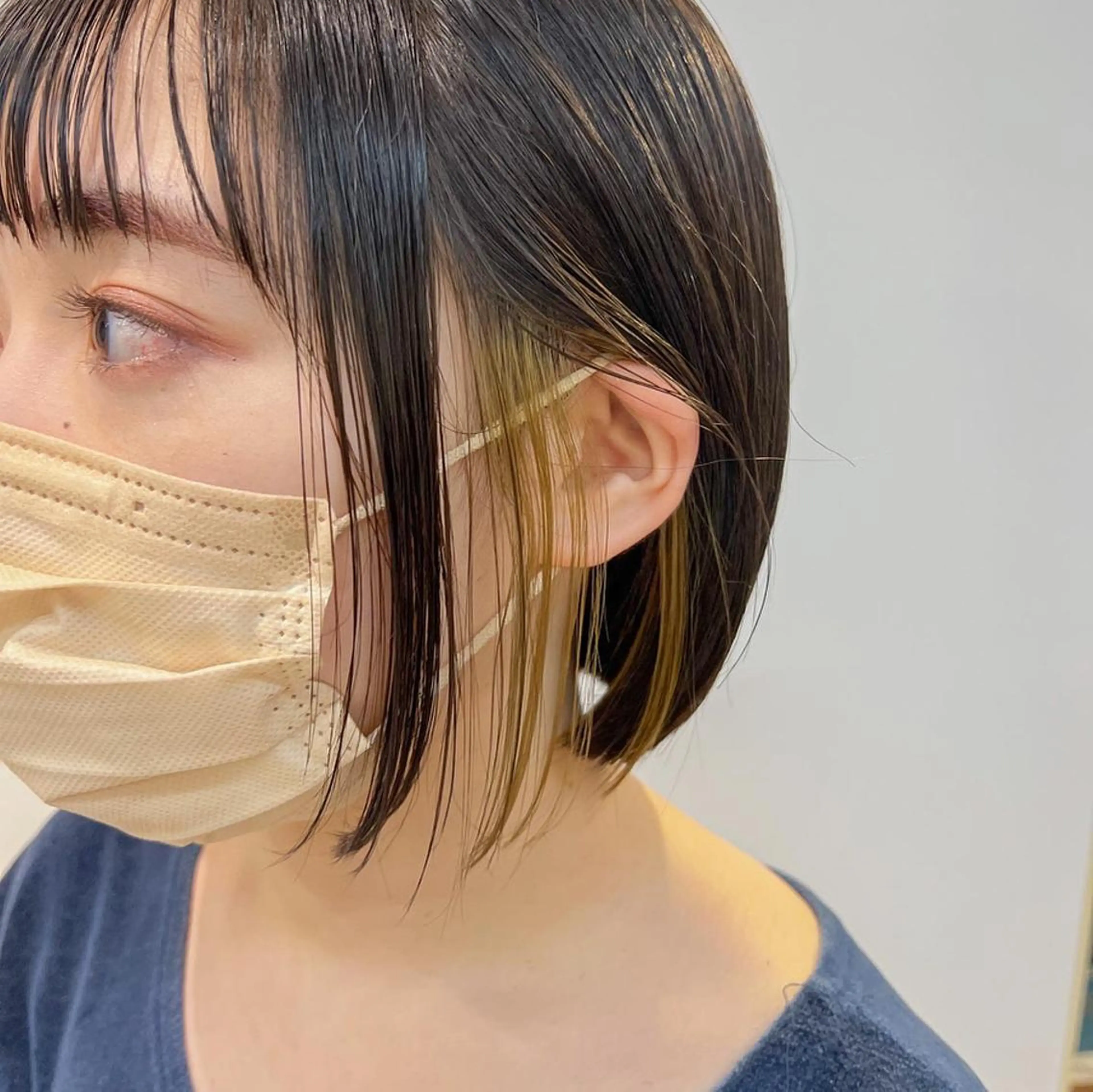ショート ボブ カット ヘアカラー トリートメント 色素薄めカラー❤︎ chihiroのヘアスタイル