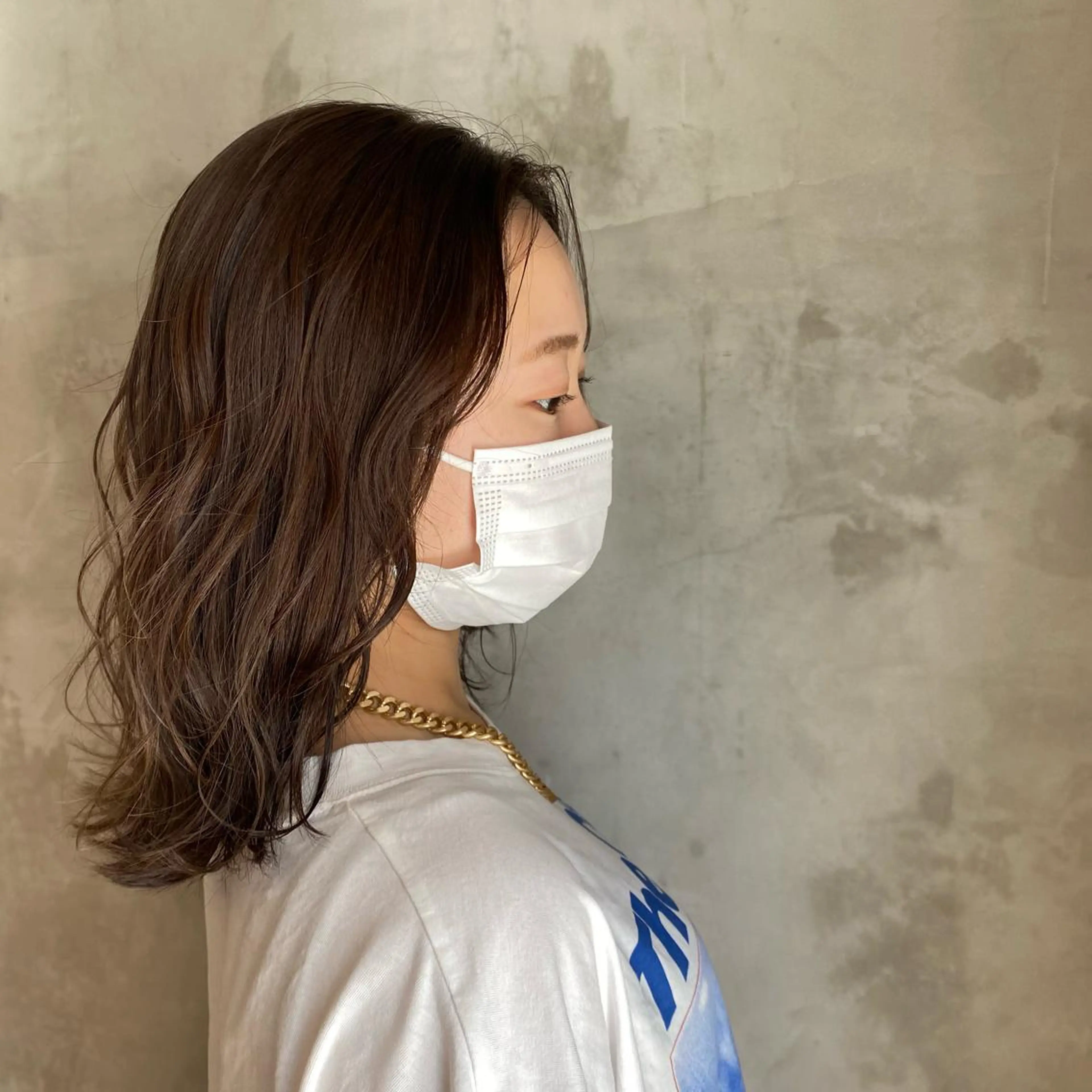 セミロング ヘアカラー 【& koenji】 yuka🪽🫧のヘアスタイル