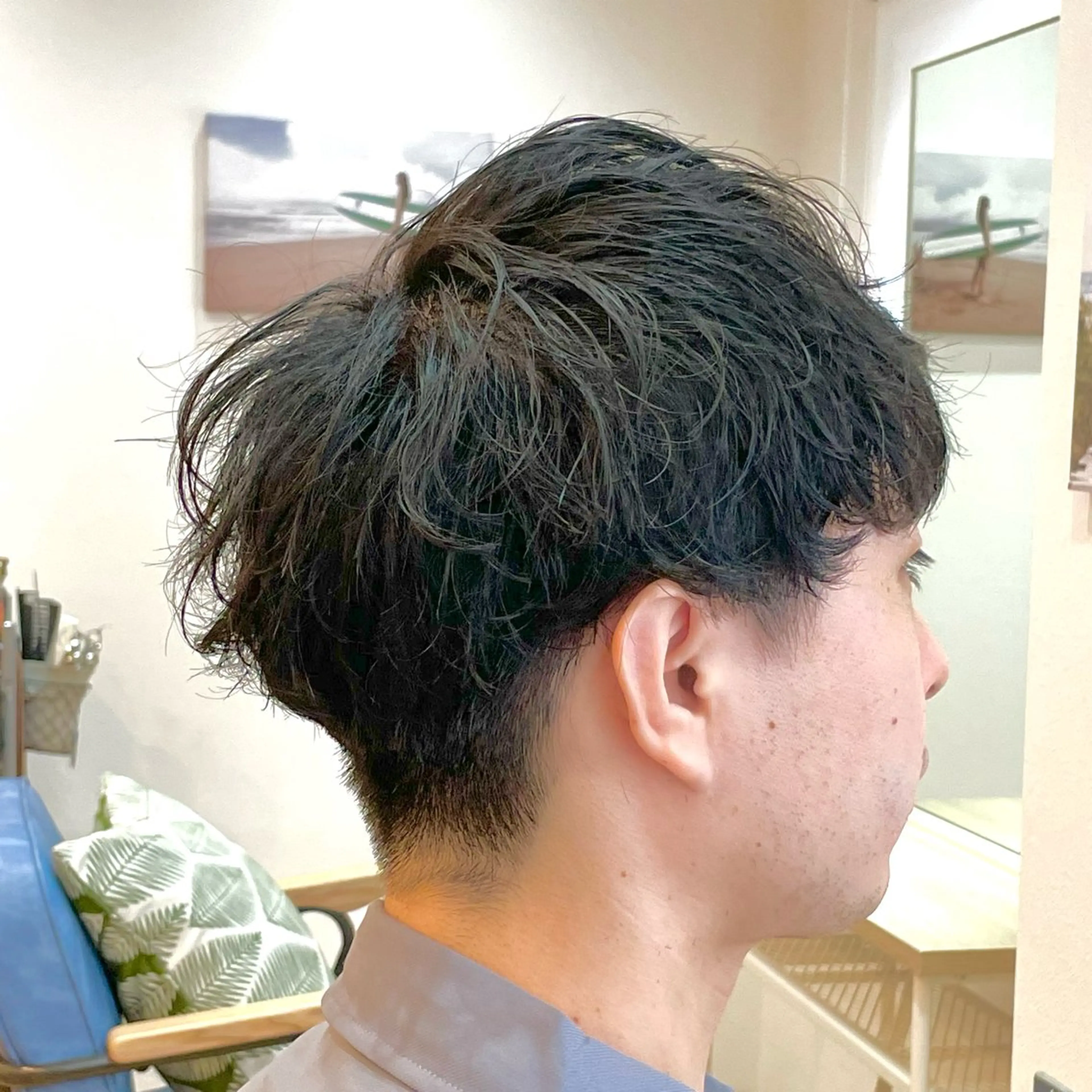 ショート カット パーマ Aguhairponte所属・メンズ 特化・川田のヘアスタイル