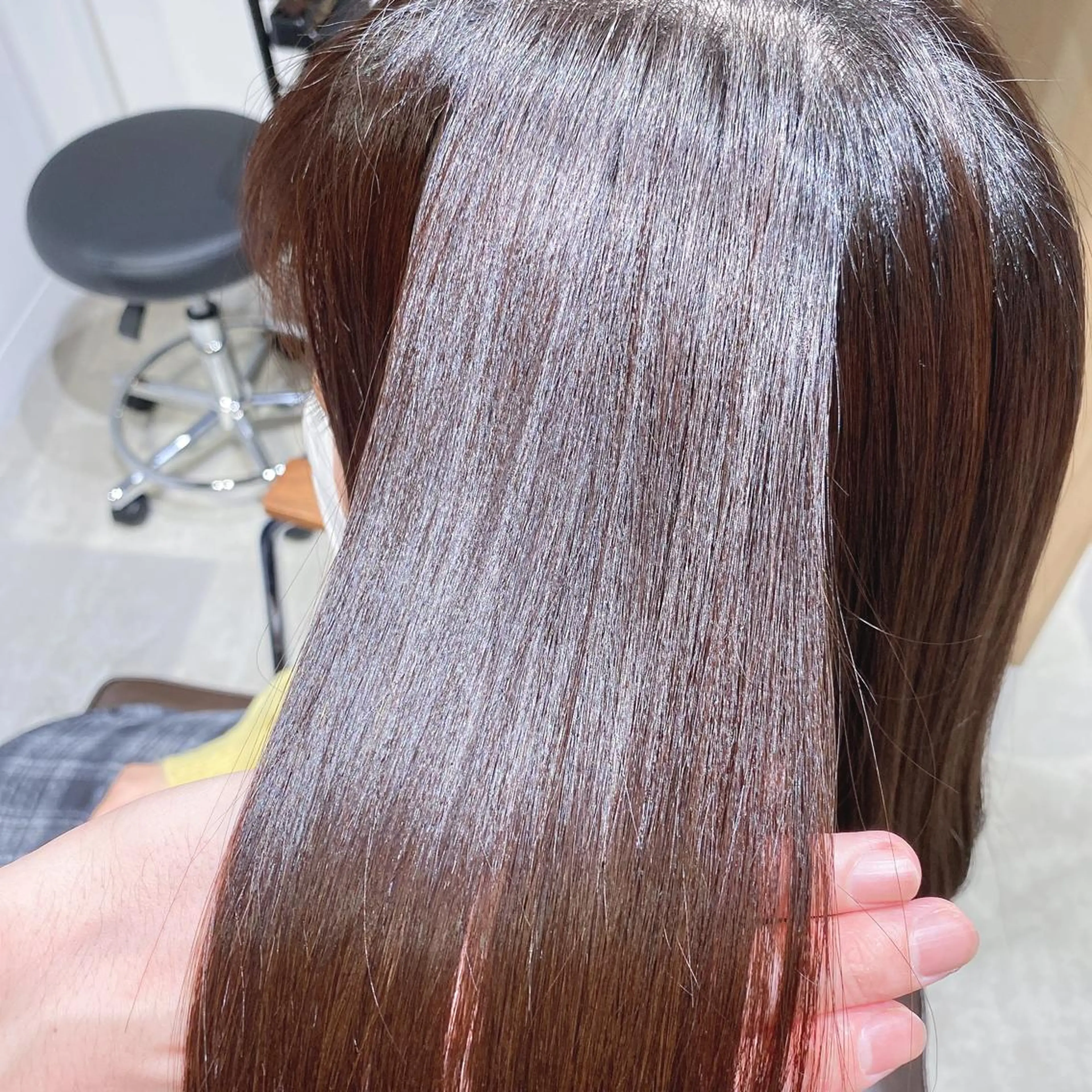 ミディアム 酸性ストレート ROOM所属・髪質改善・縮毛矯正/ 下村陽平のヘアスタイル