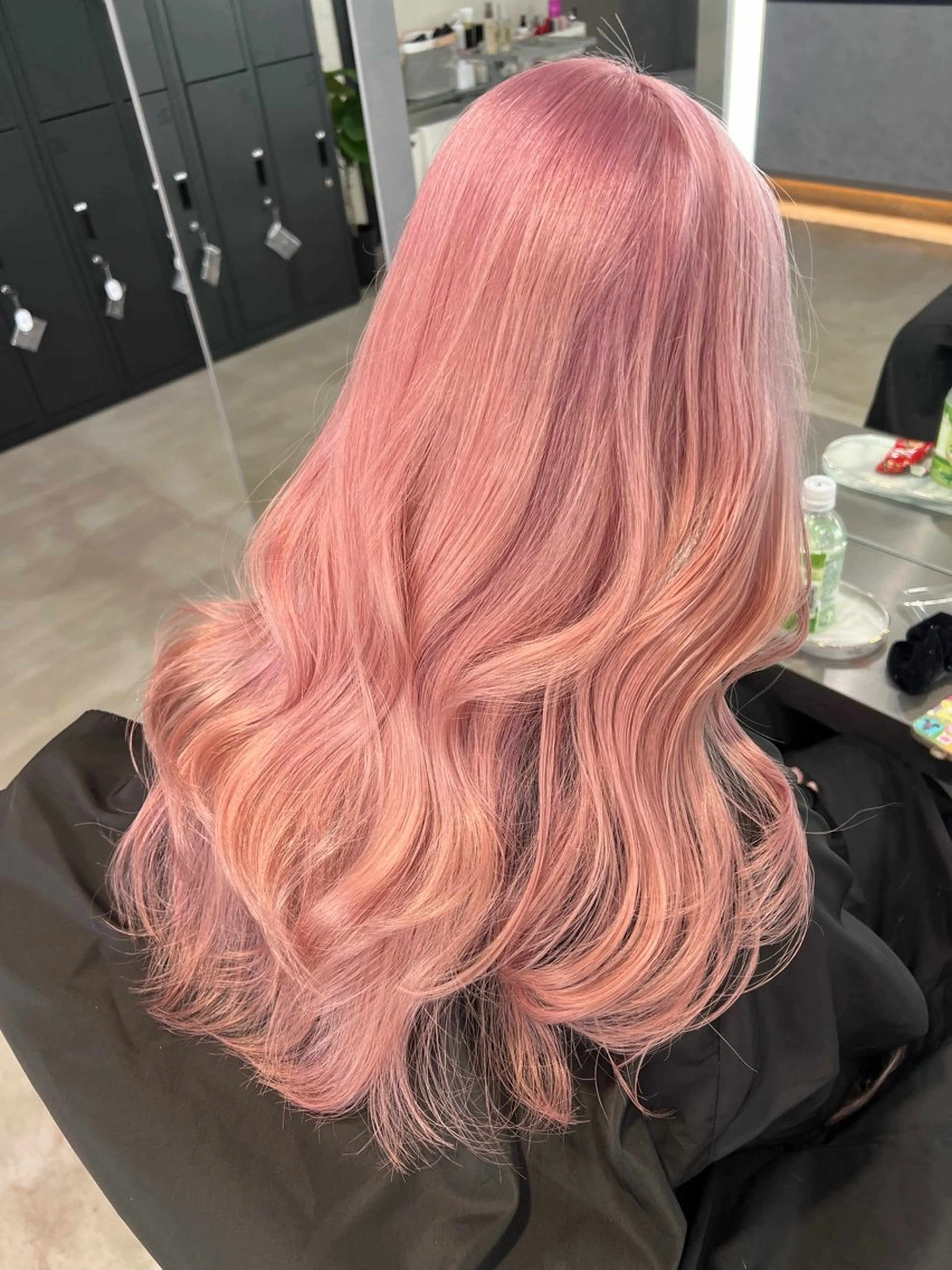 ロング ヘアカラー トリートメント ハイトーン♡ブリーチ ♡エクステ♡nanaのヘアスタイル