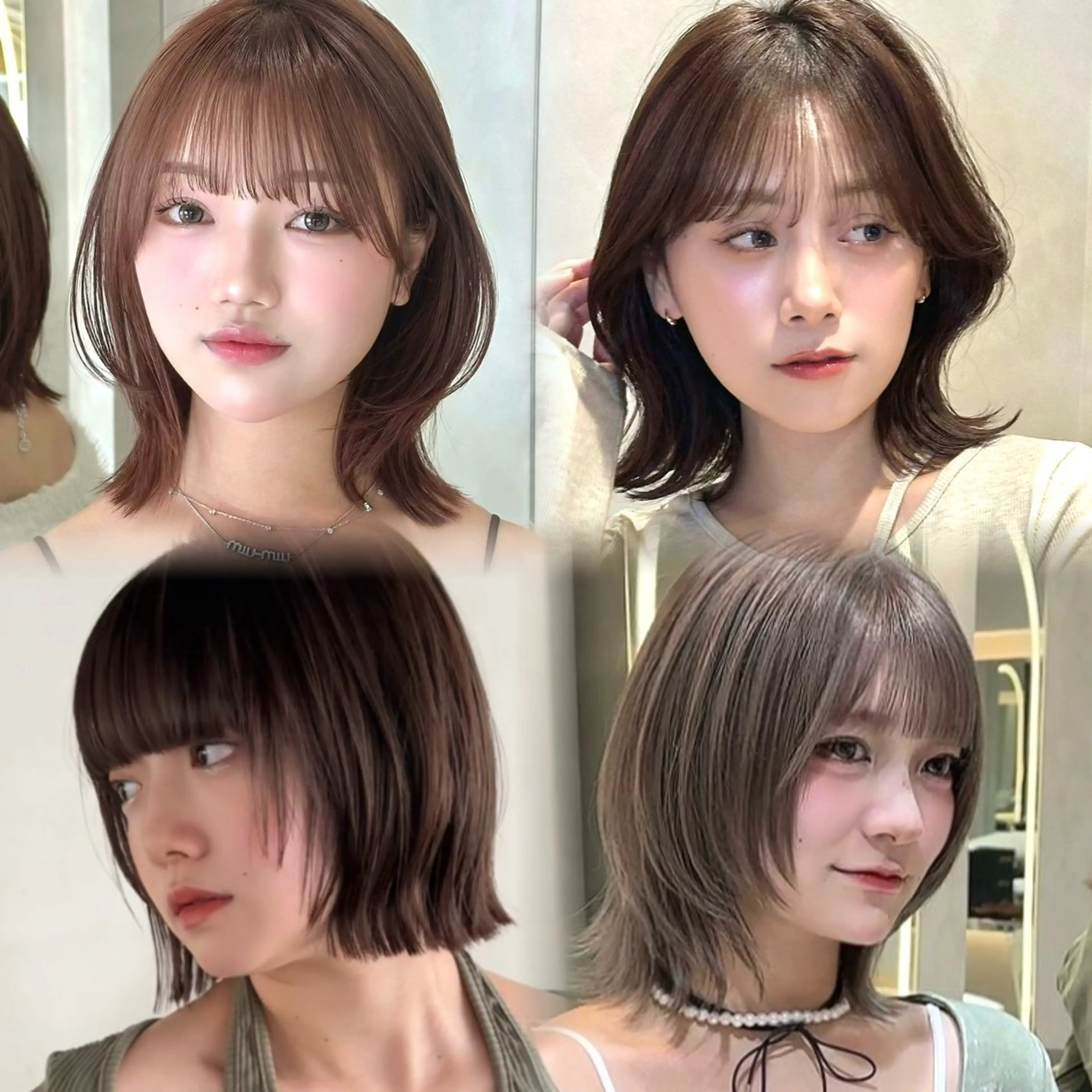 ショート カラー カット ヘアカラー トリートメント 原宿/ボブ/髪質改善 /韓国レイヤー/優希のヘアスタイル