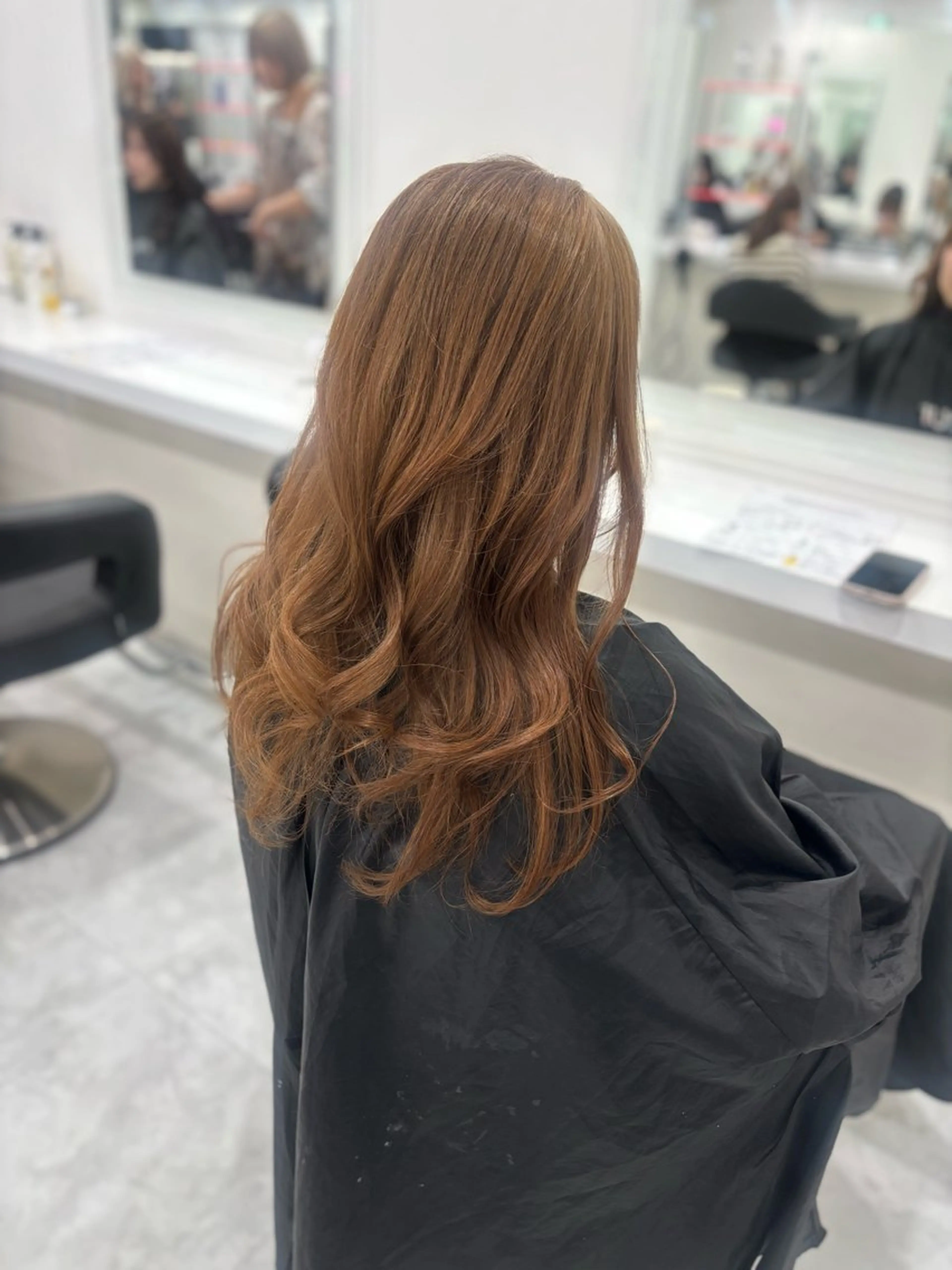 ロング ヘアカラー 渋谷🥇wカラー 特化美容師のヘアスタイル