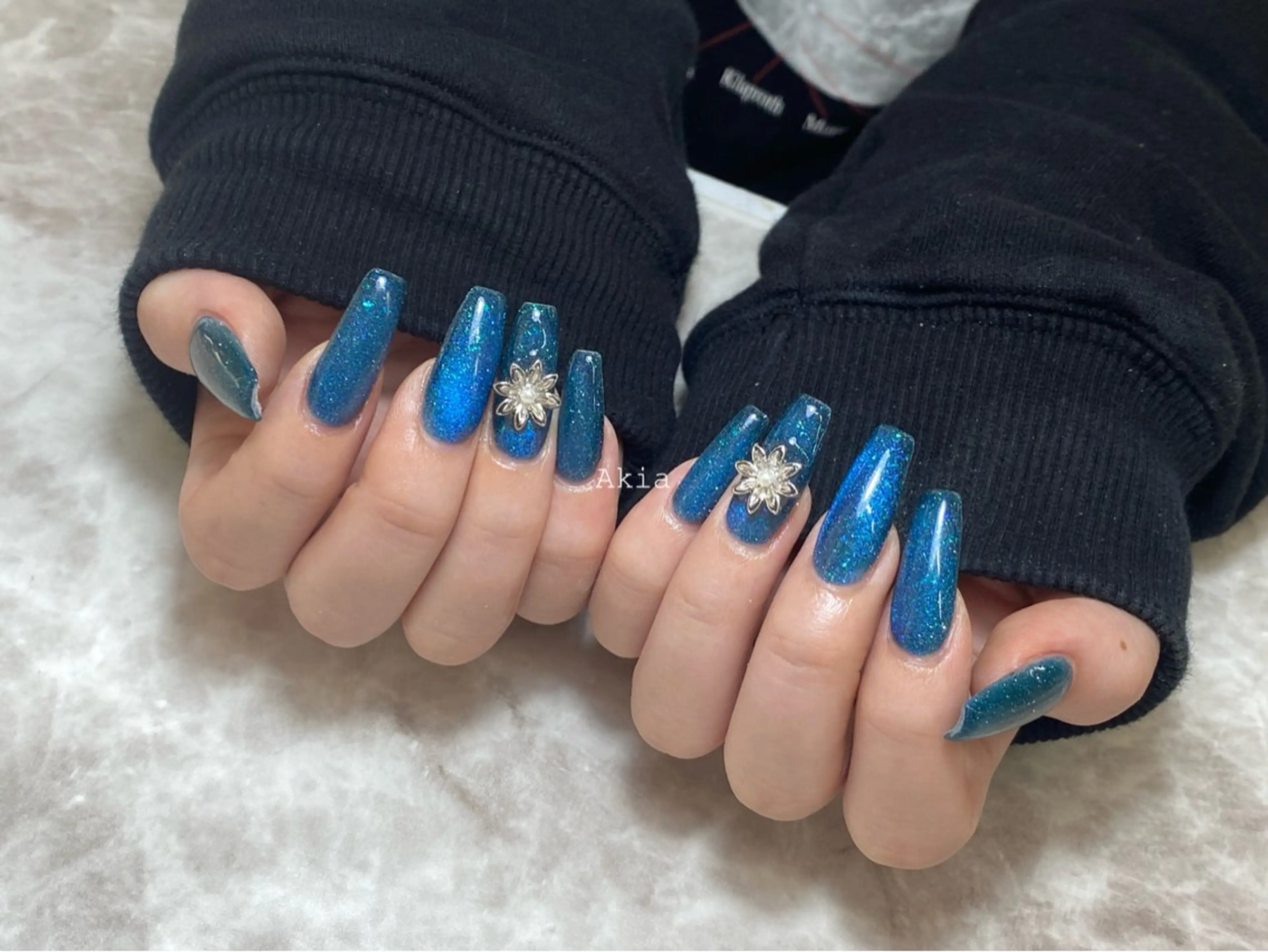🉐 【うるキラ☆チップ長さ出し10本】ワンカラー/マグネット/フラッシュ/ラメ◎の写真
