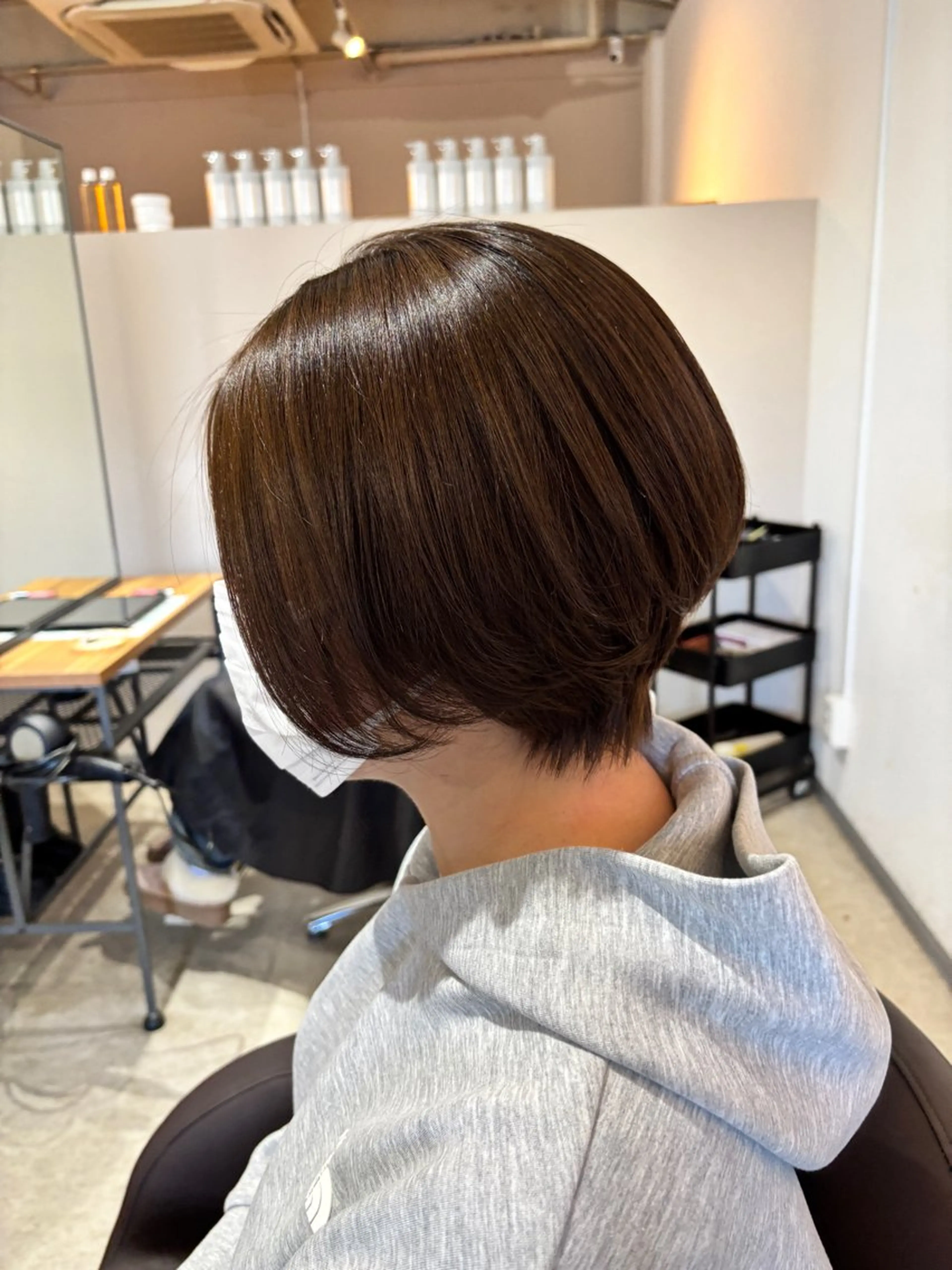 ショート カラー カット ヘアカラー トリートメント miri.. yukinaのヘアスタイル