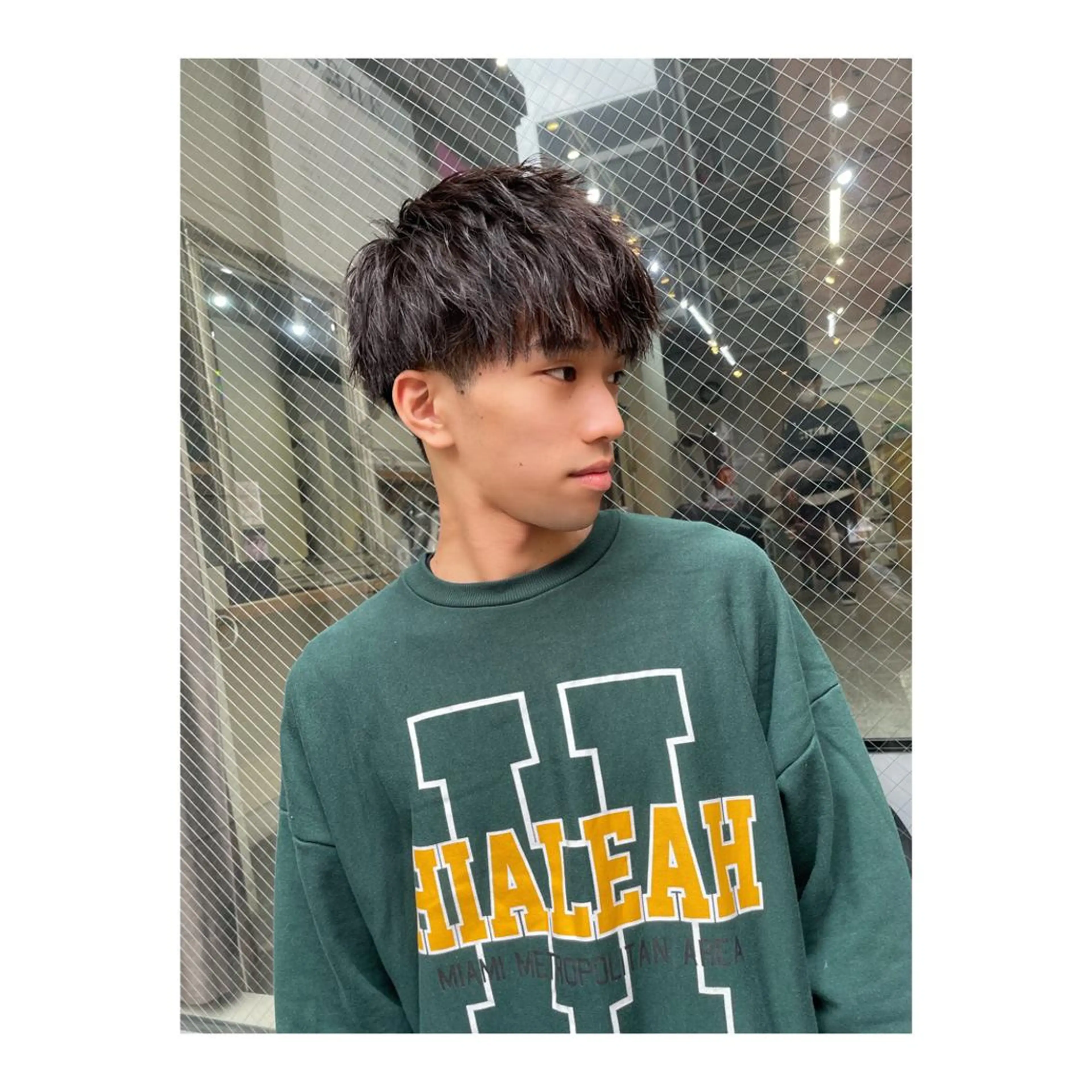 ショート パーマ メンズ カット パーマ ange☞ soutaのヘアスタイル