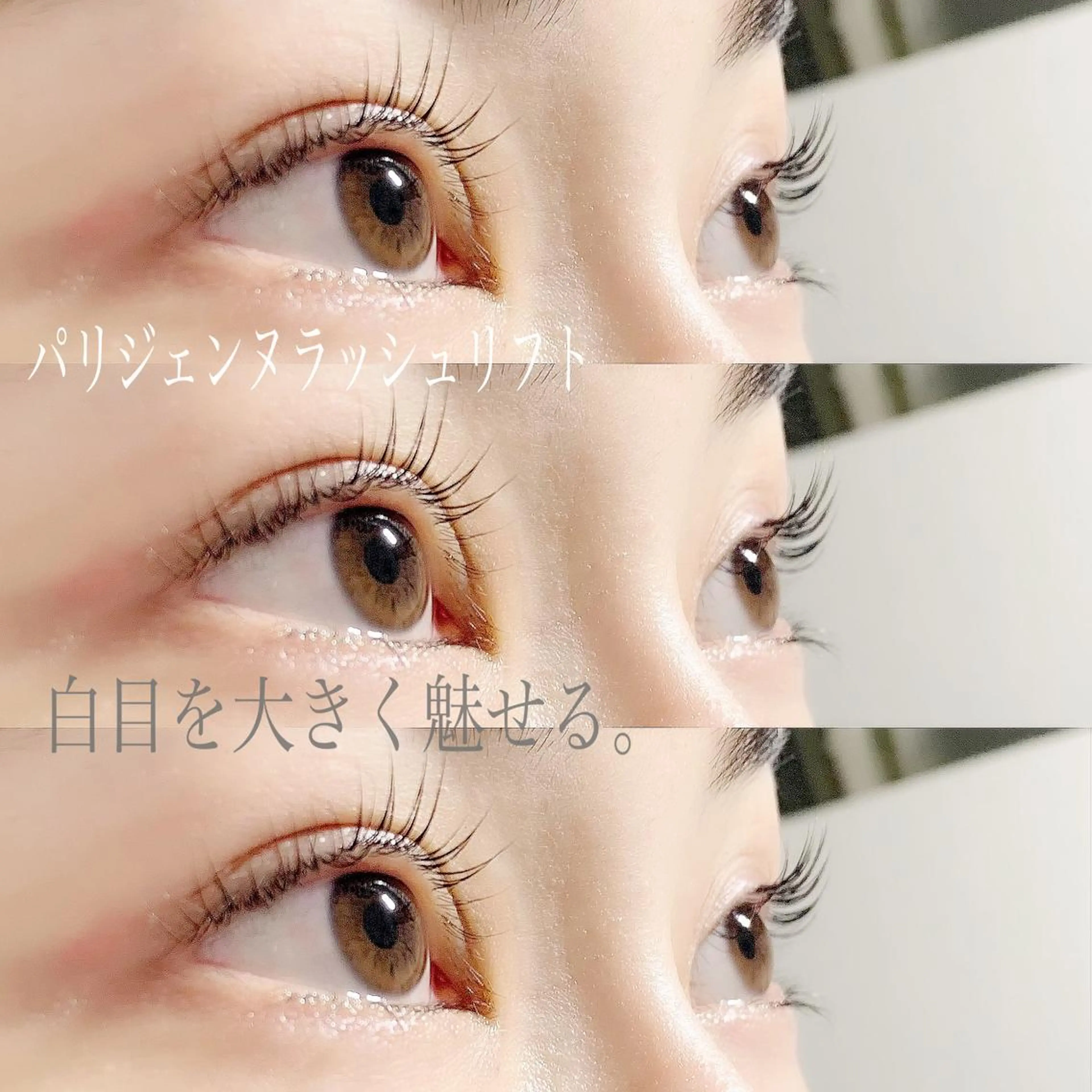 マツエク・マツパ パリジェンヌラッシュリフト マツパ nashira -ナシラ- 恵比寿のマツエク・マツパデザイン