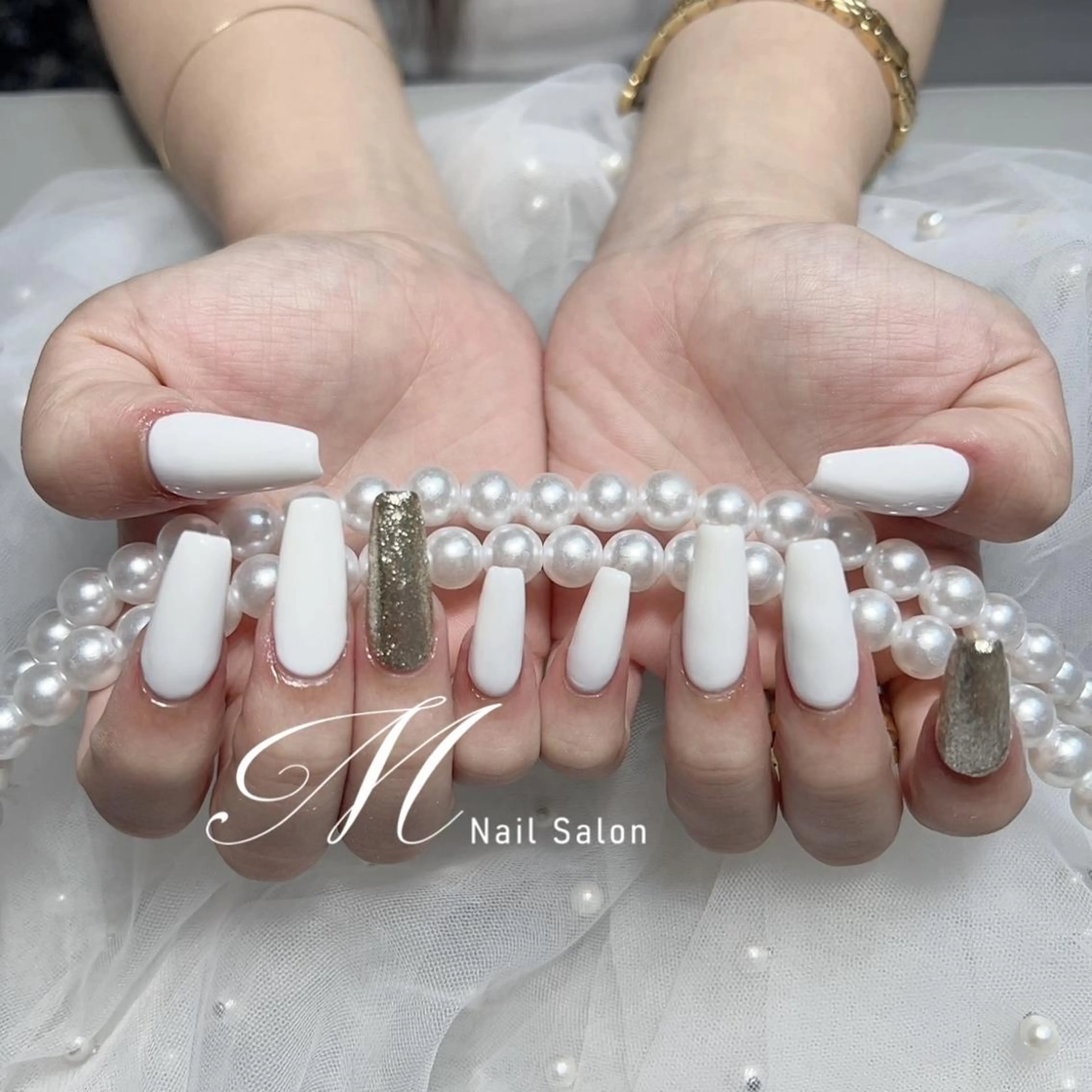 ネイル M✨ワンホン風ネイル パラジェル取扱店🦋のネイルデザイン