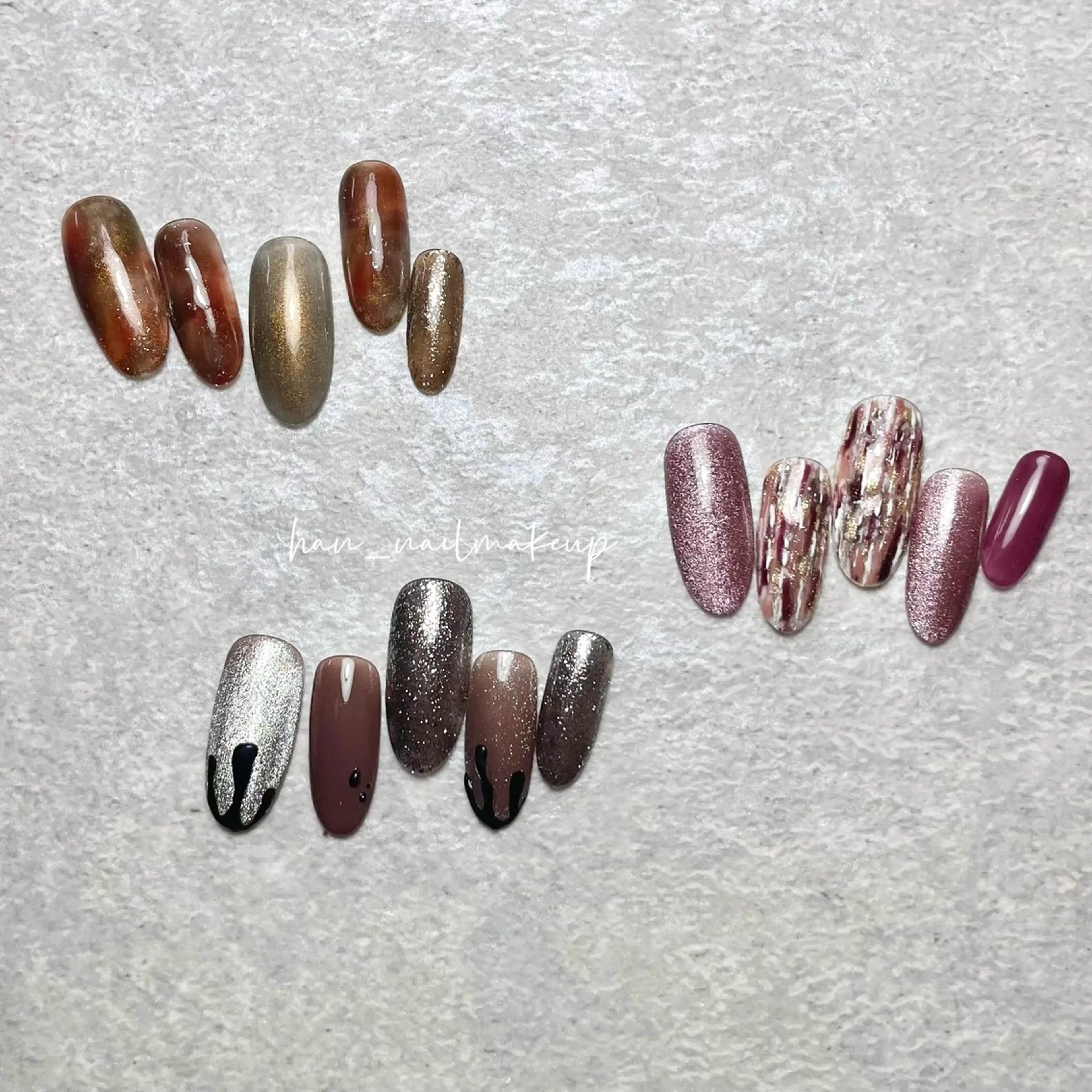 ネイル アートネイル シンプルネイル ハンドネイル Han Nail 【y&m】のネイルデザイン