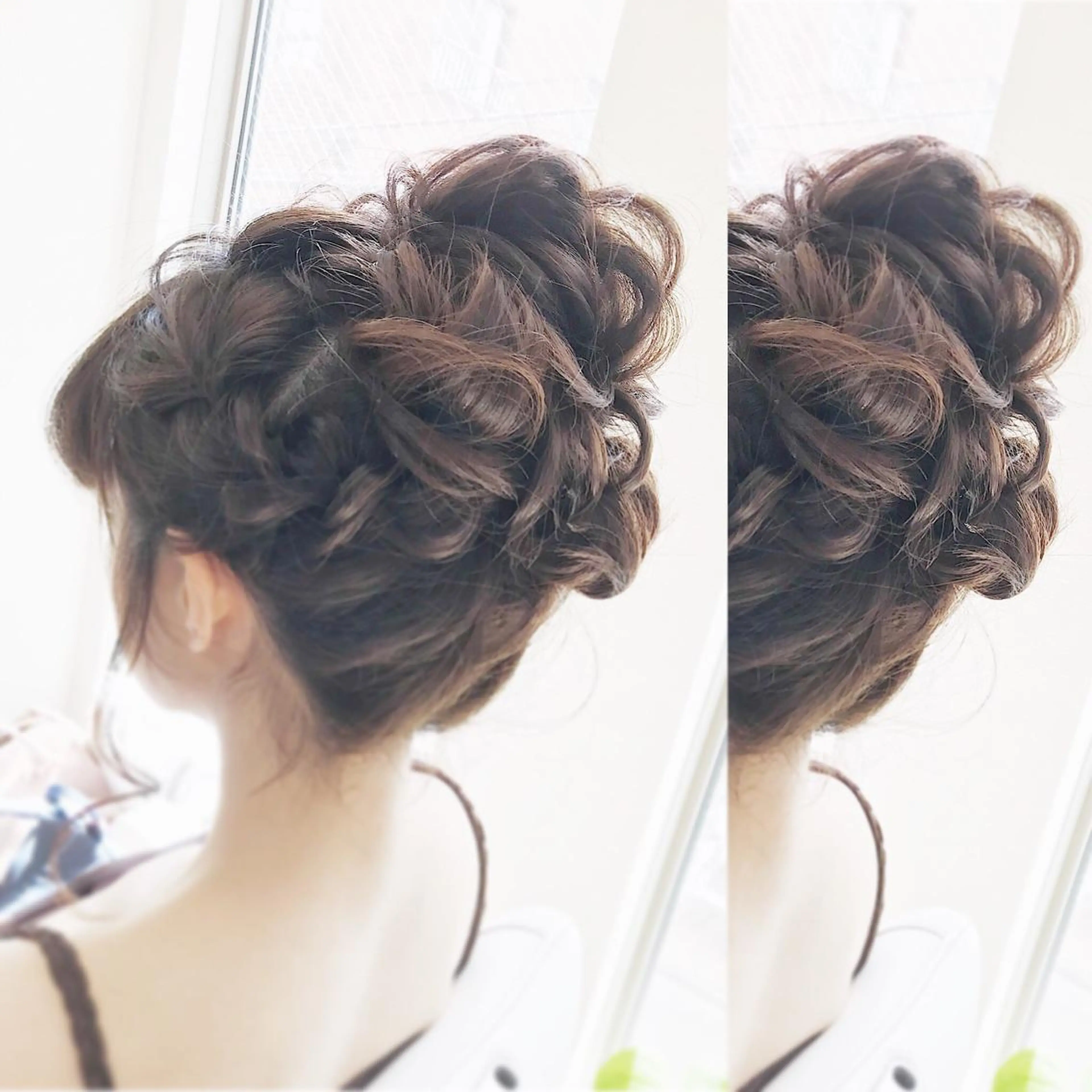 セミロング ヘアアレンジ ヘアセット ヘアメ/着付け 清水玲歌のヘアスタイル