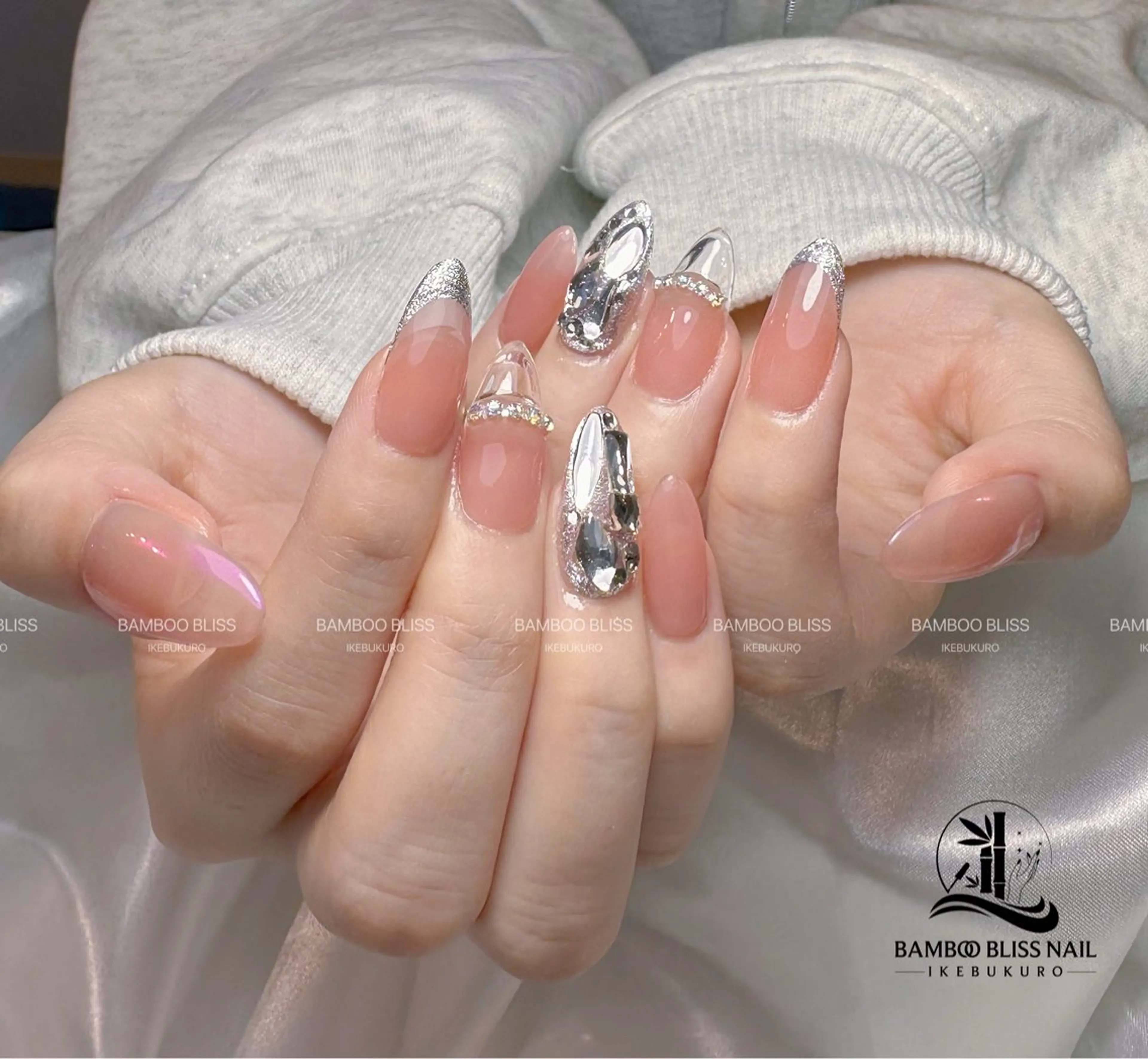 ネイル BAMBOO BLISS 研修用のネイルデザイン