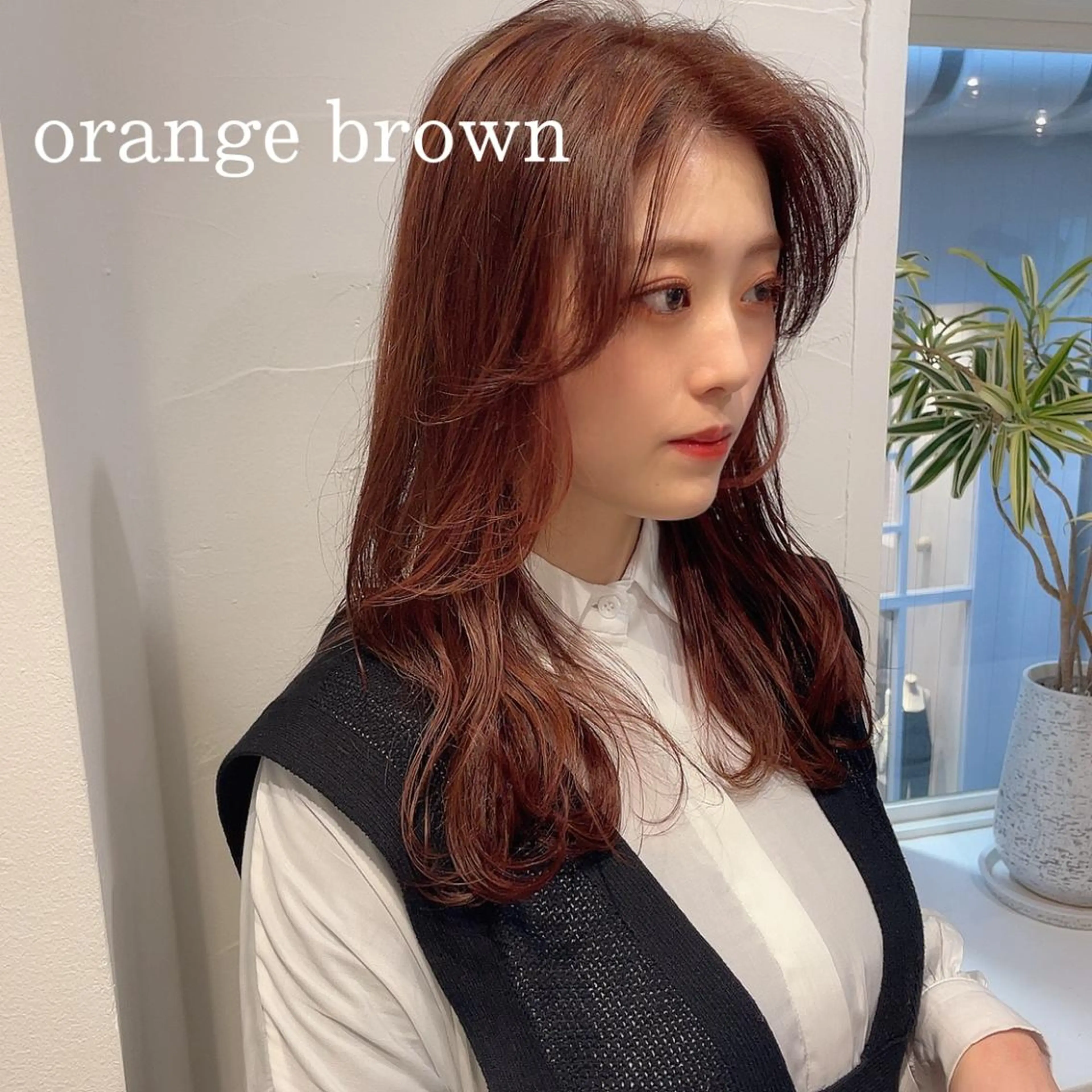 セミロング カラー SHEARA BY CARE所属・. AYUKAのヘアスタイル