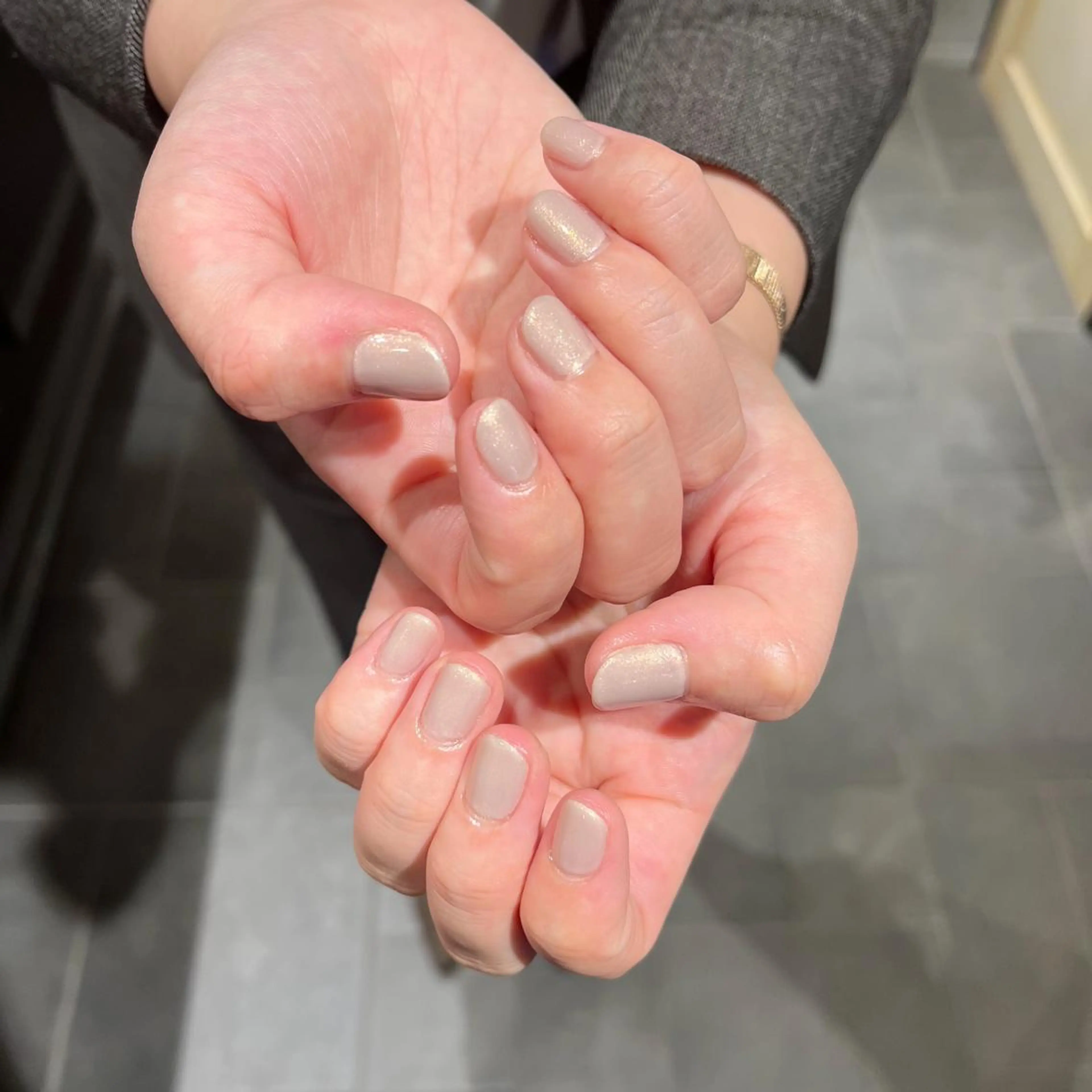 ネイル ジェルネイル ワンカラーネイル パラジェル ハンドネイル 鈴木 里奈のネイルデザイン