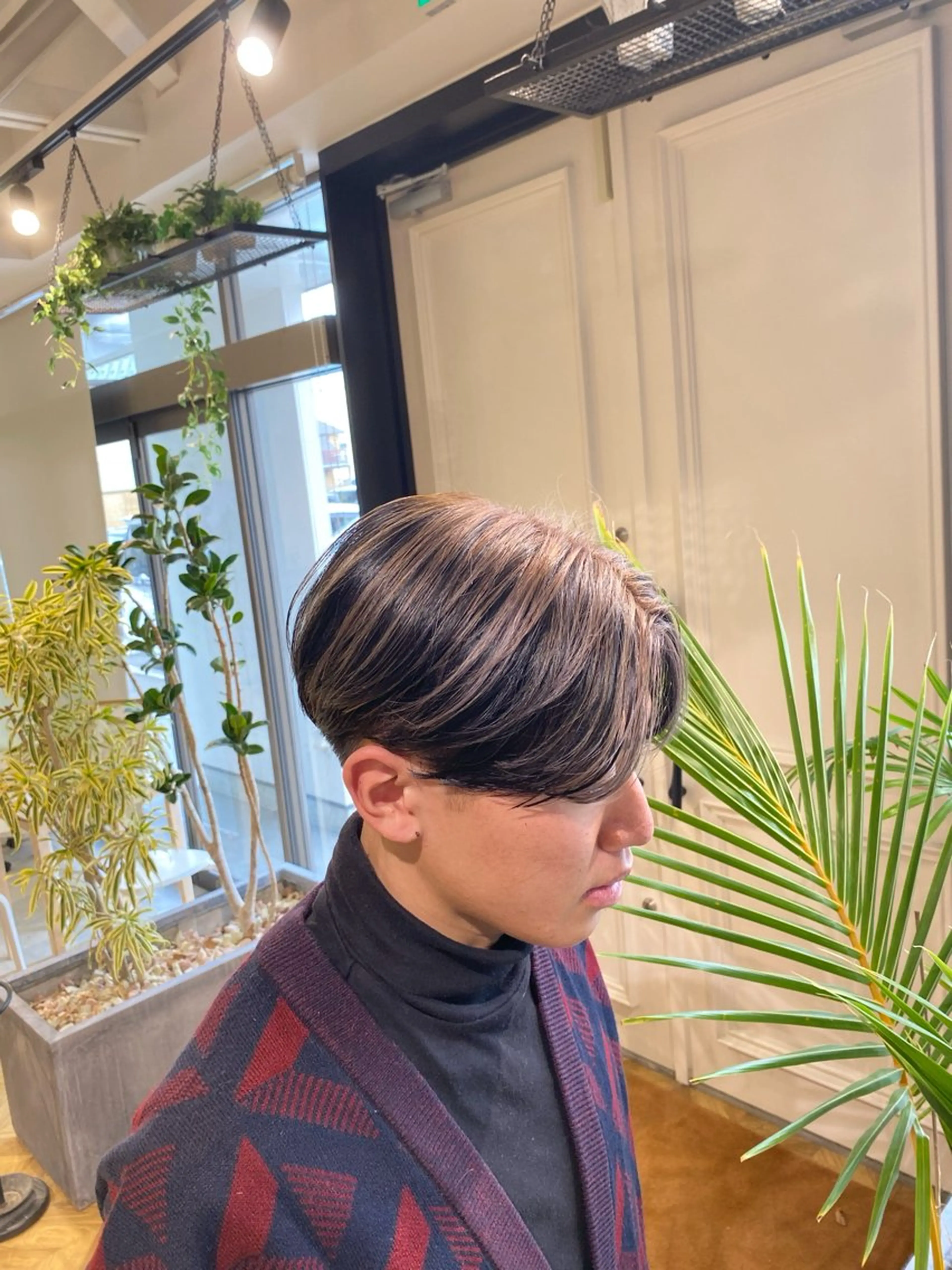 カラー メンズ ヘアカラー yate'/ Wカラー/小出捷也のヘアスタイル