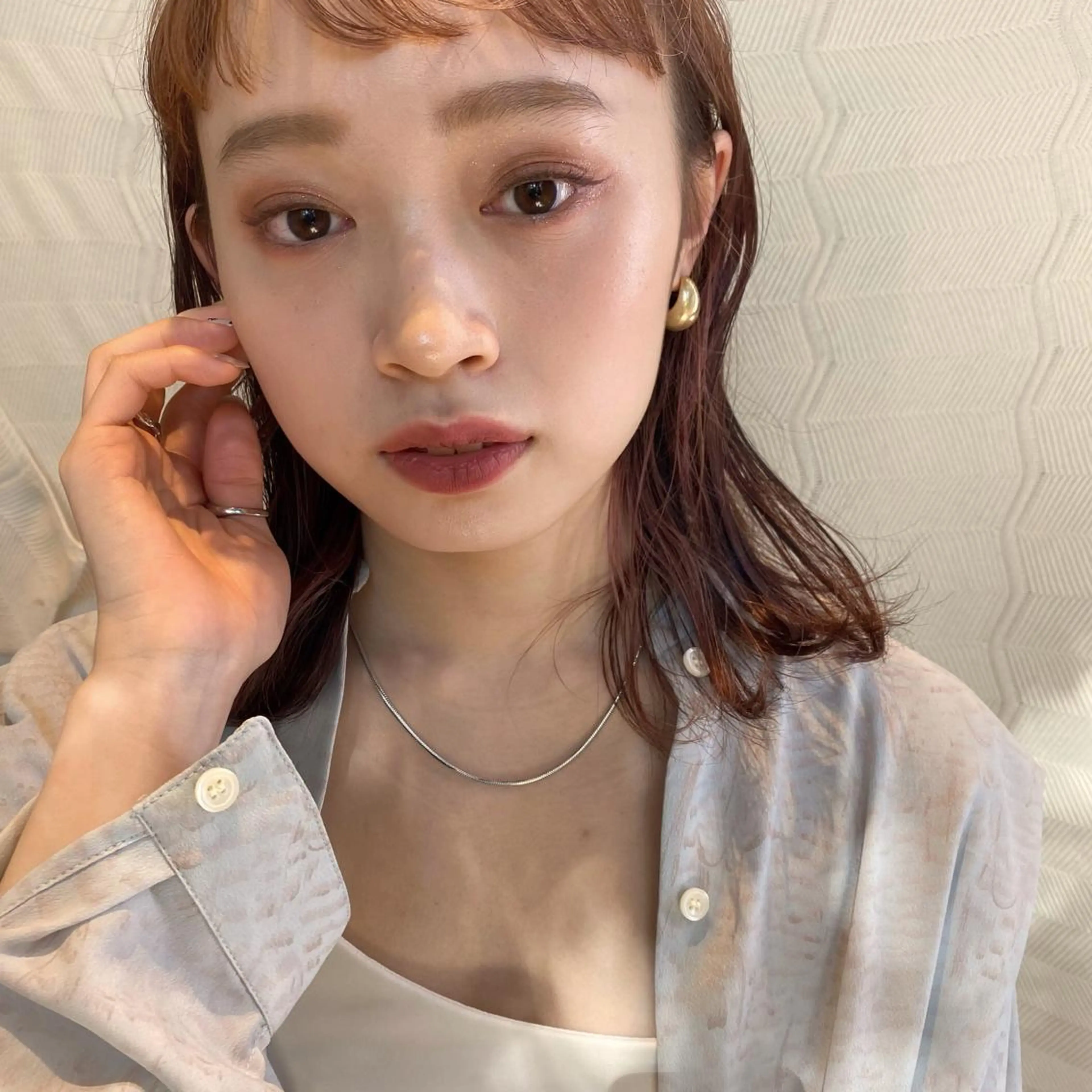 カラー SOLO所属・奈良 彩華のヘアスタイル