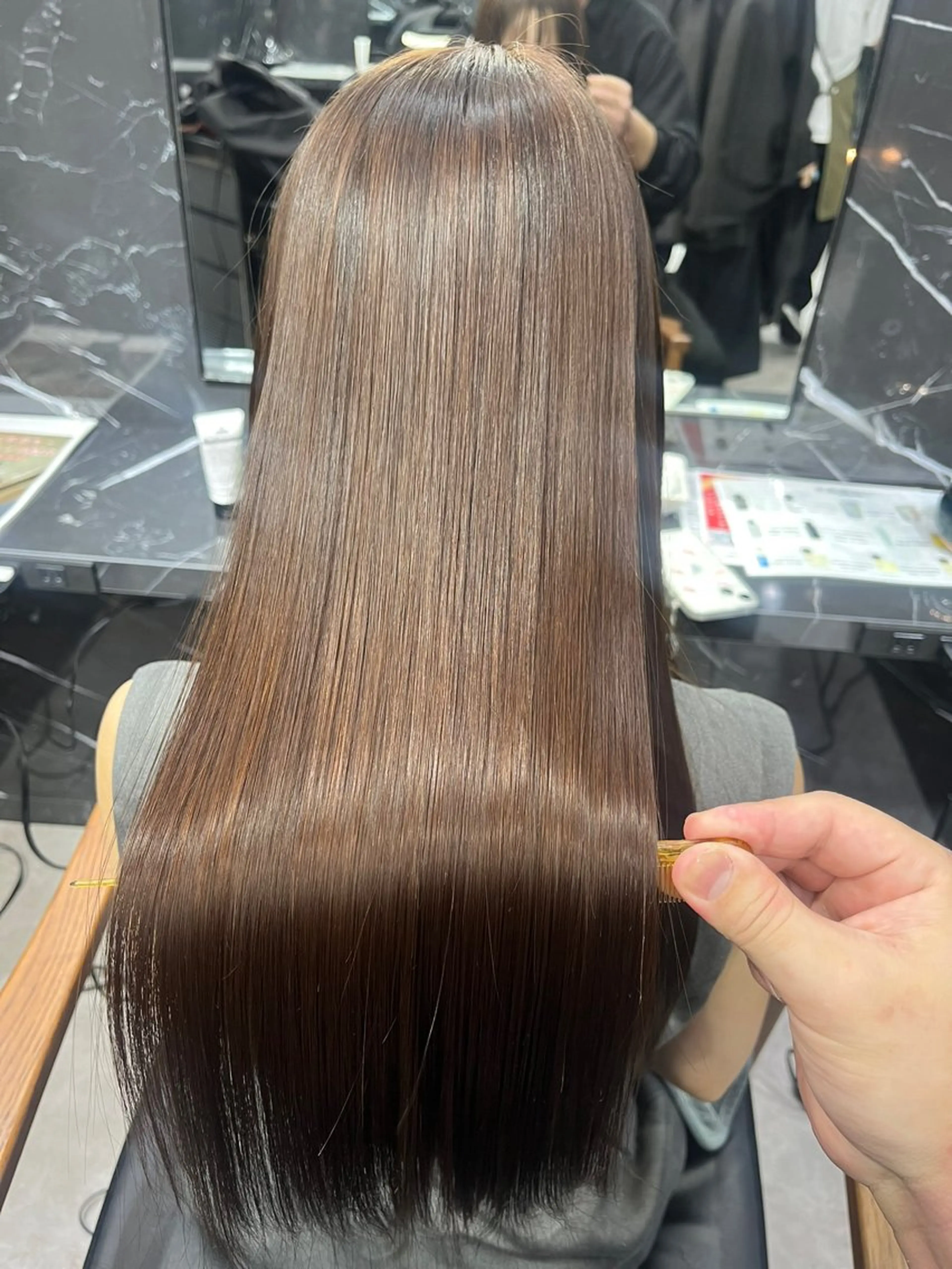 ロング くせ毛 SALOWIN神戸三宮Suite店所属・神戸本格派髪質改善 /MITSUKIのヘアスタイル