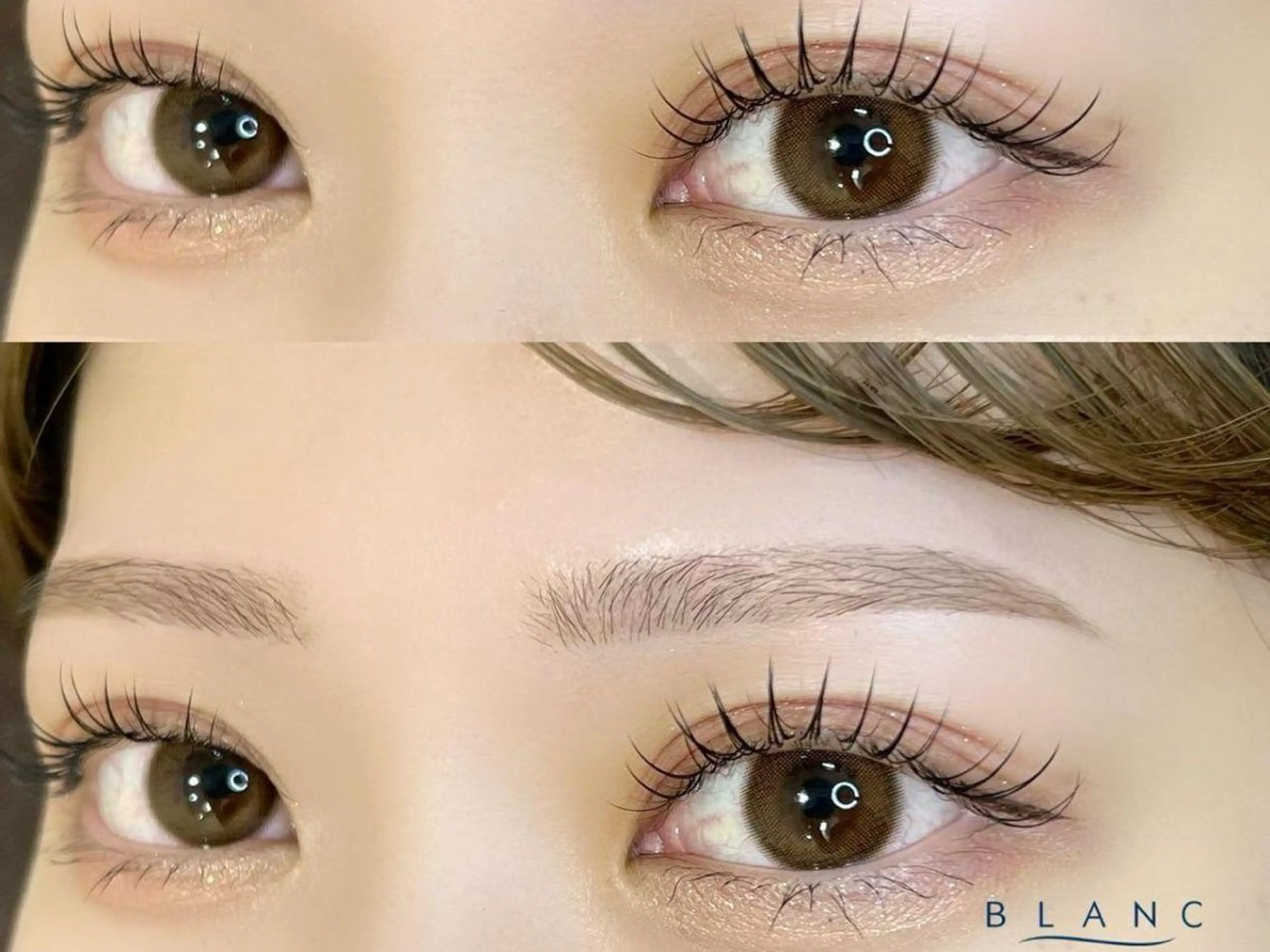 マツエク・マツパ Eyelash Salon Blanc〜まつげエクステと眉の専門美容室〜天王寺ミオ店所属・blanc 大村のマツエク・マツパデザイン