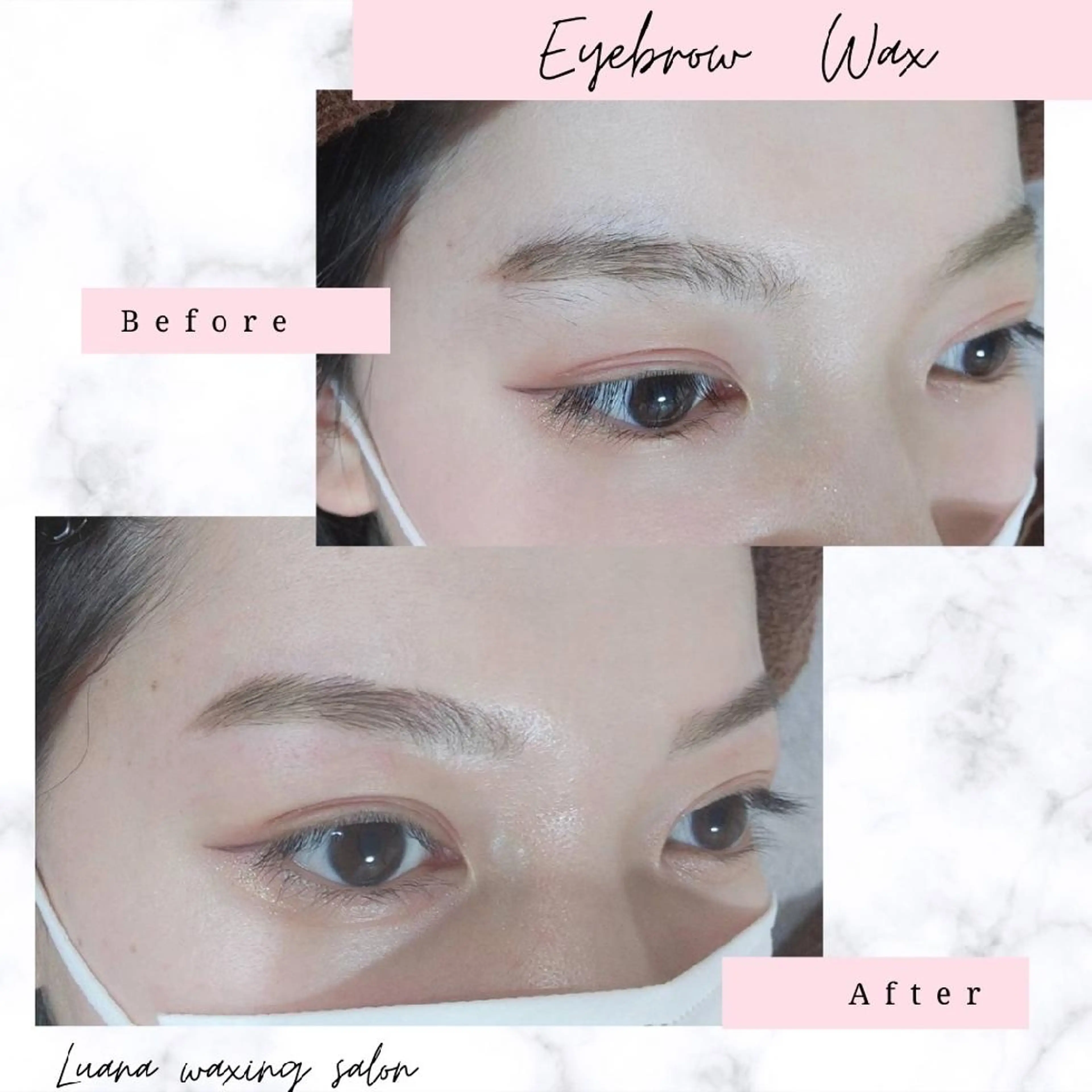 アイブロウ 眉毛ワックス脱毛 Luana waxing salon所属・Luana wax 🐚根本のエステ・リラクイメージ