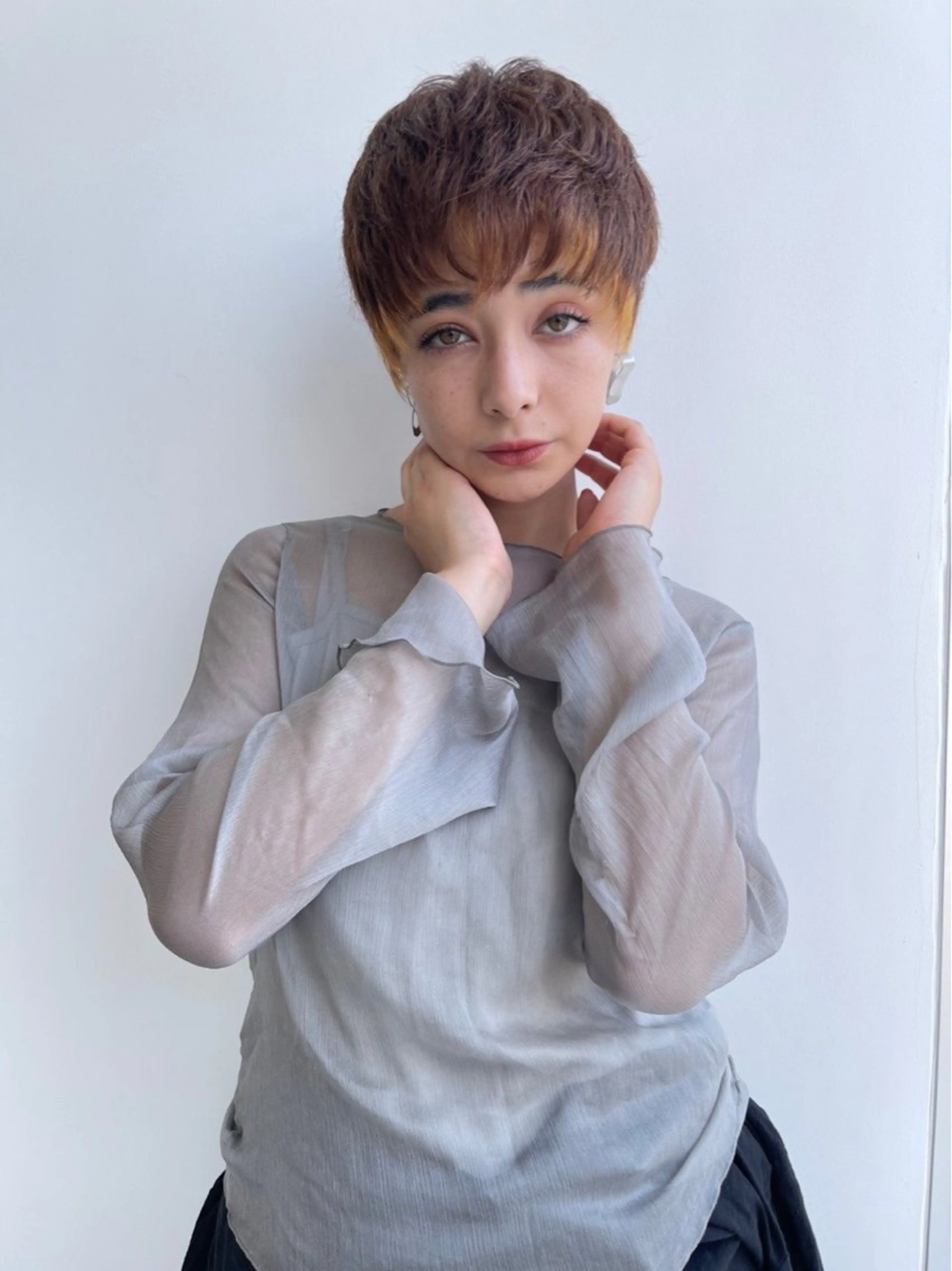 ショート カット 飯田 亘貴　小顔カット❣️のヘアスタイル