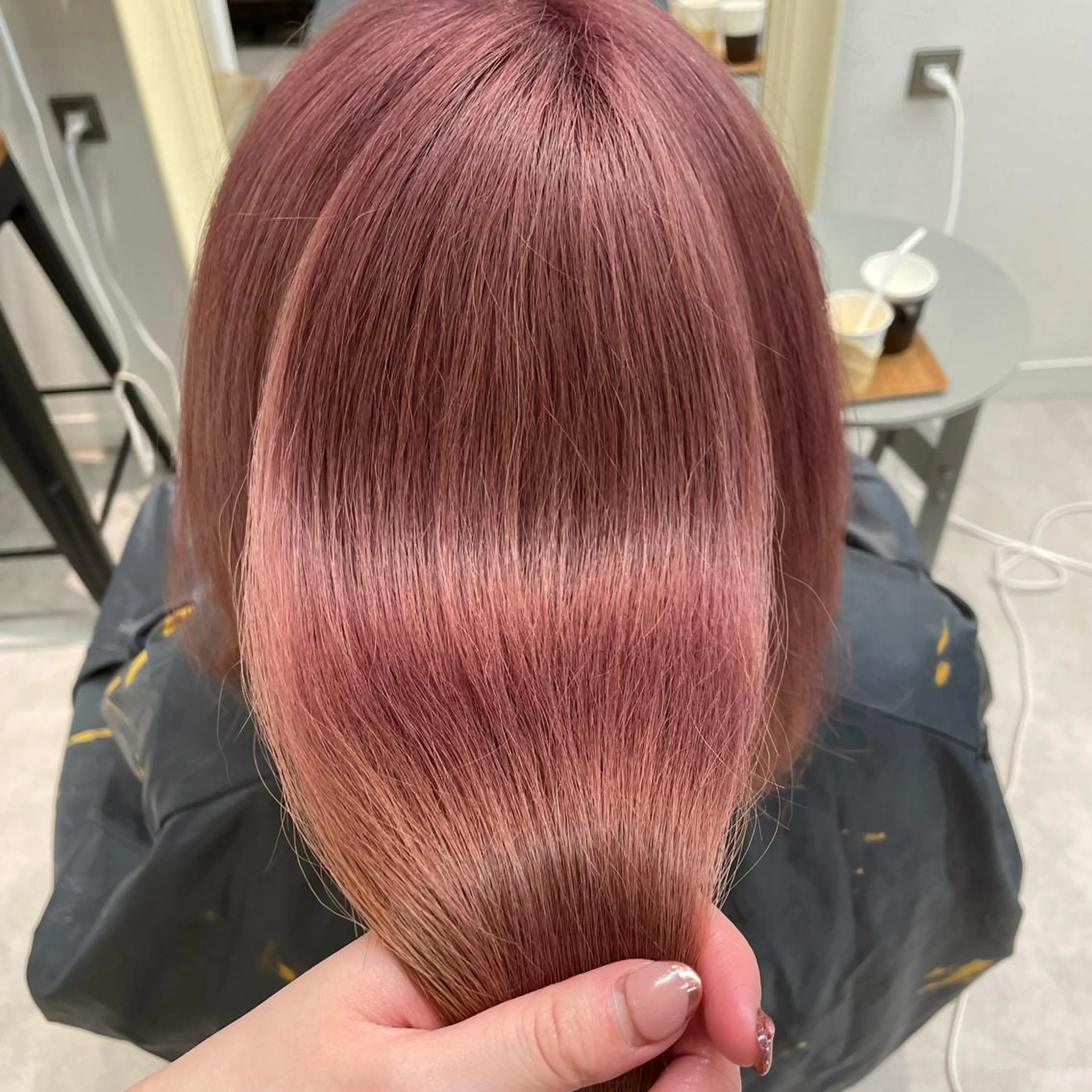 ヘアカラー ピンクカラー🎀/ ミルクティー🍼花音のヘアスタイル