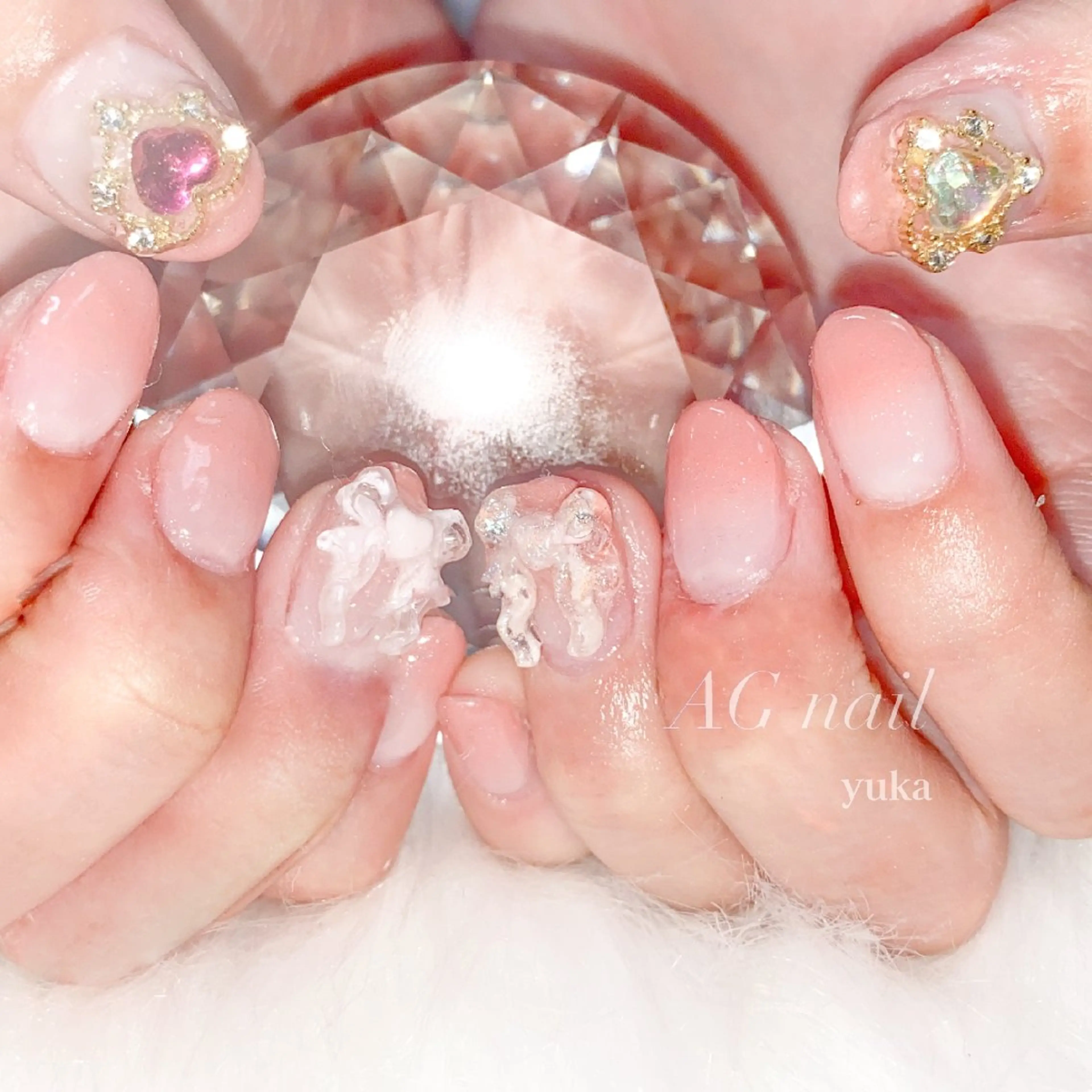 ネイル ハンドネイル AG nail 〚　yuka　〛のネイルデザイン