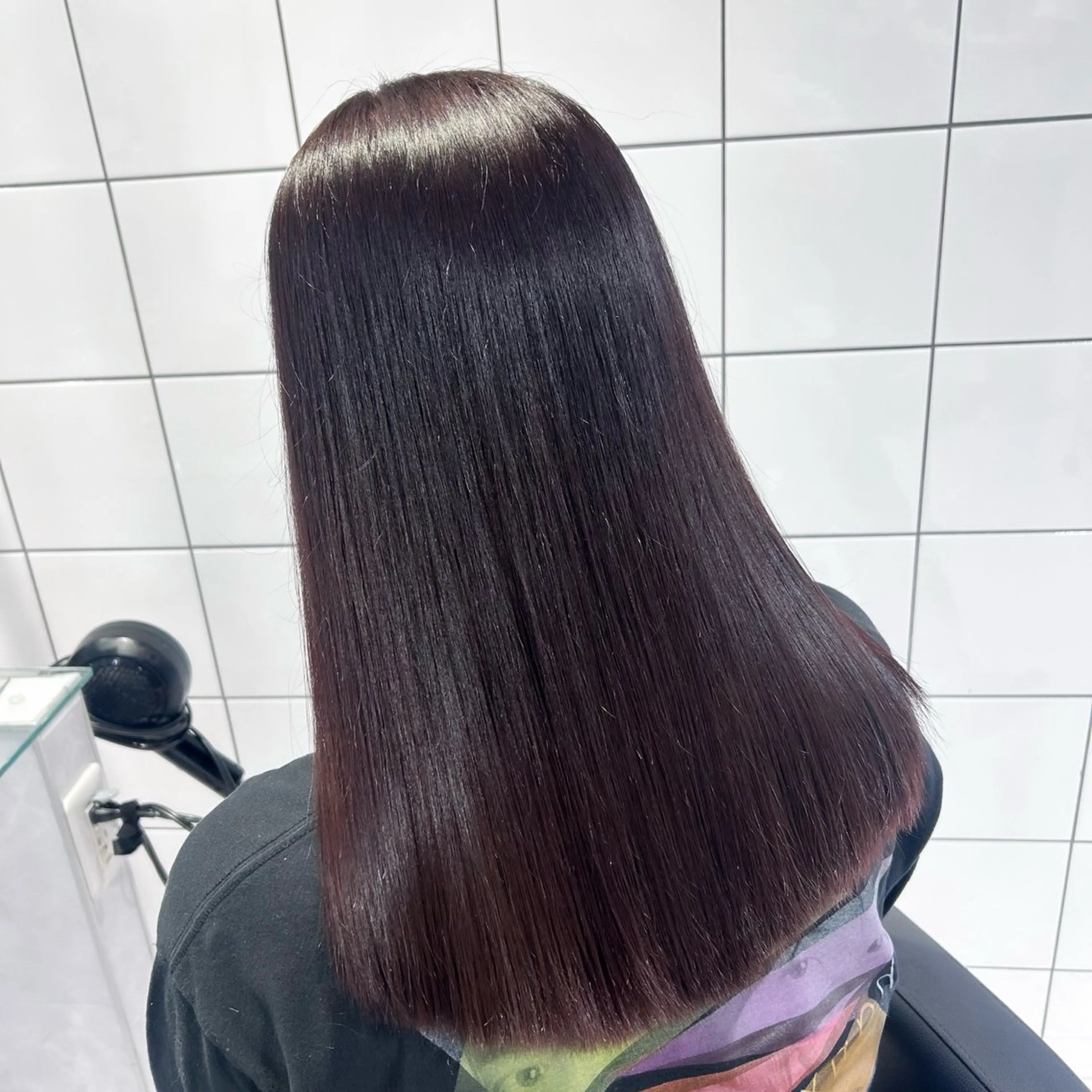 ロング カラー ヘアカラー トリートメント 表参道/透明感カラー /暗髪/ジュキヤのヘアスタイル